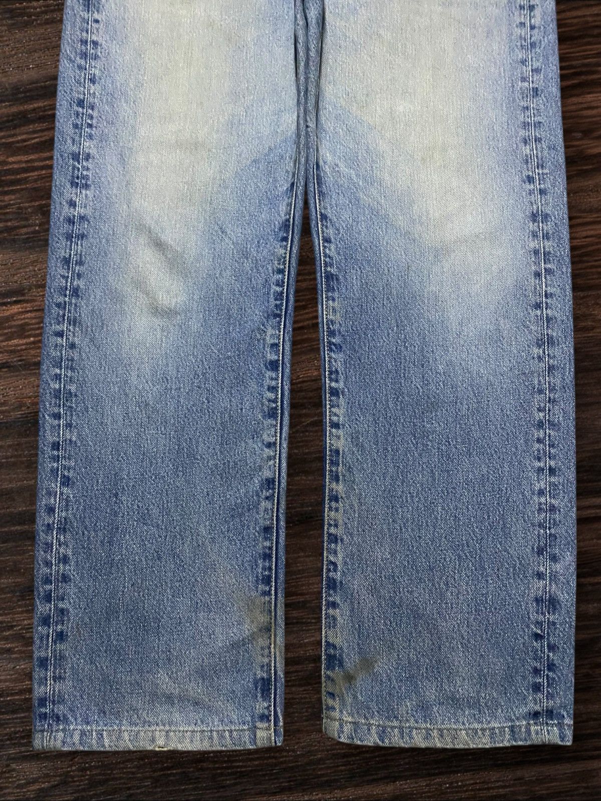 Helmut Lang × Uniqlo Vintage Japanese Brand Uniqlo Light Wash Loose Jeans Size US 32 / EU 48 - 5 Thumbnail