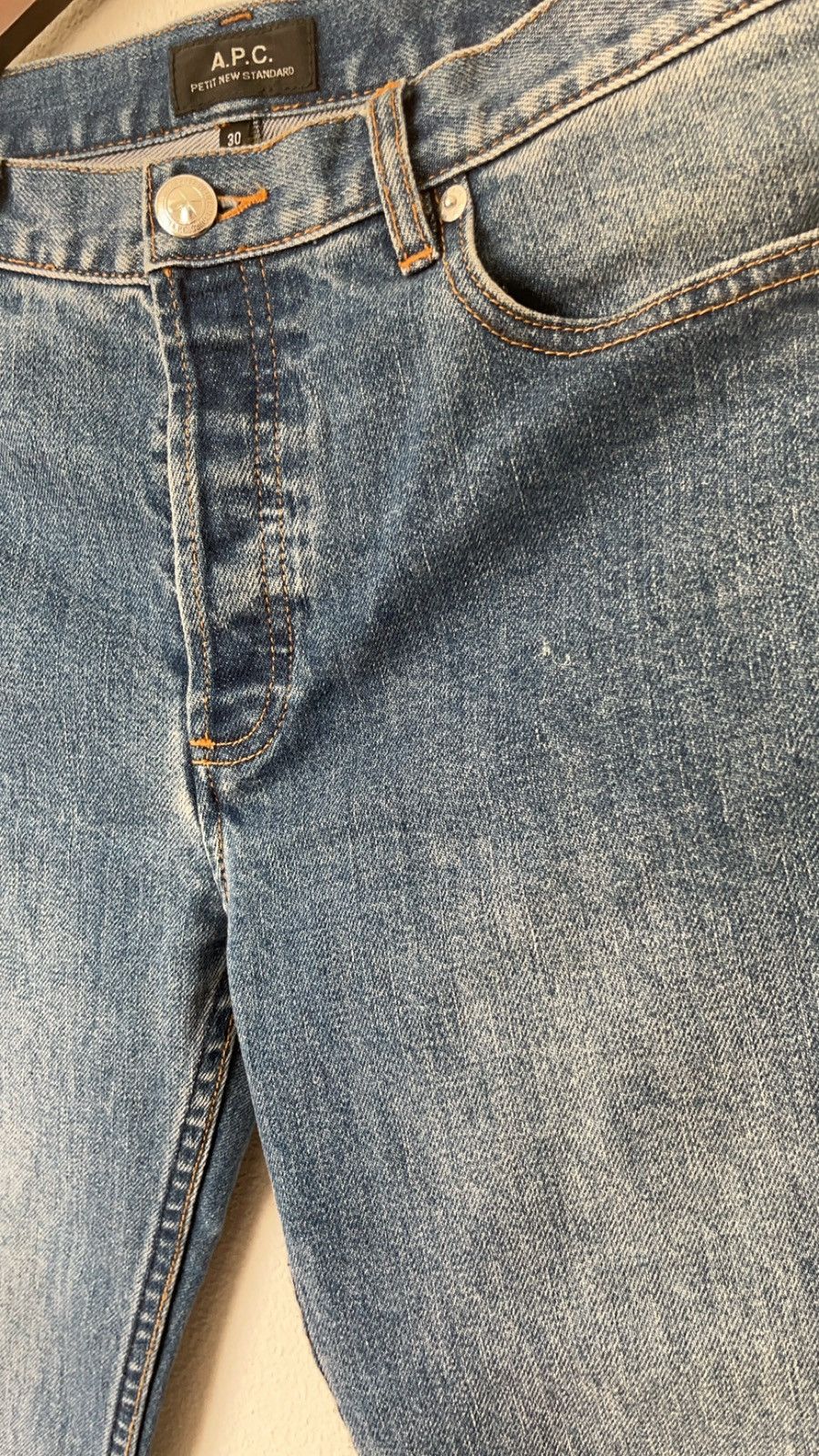 A.P.C. A.P.C Petit New Standard Stonewashed Denim Size US 30 / EU 46 - 3 Thumbnail