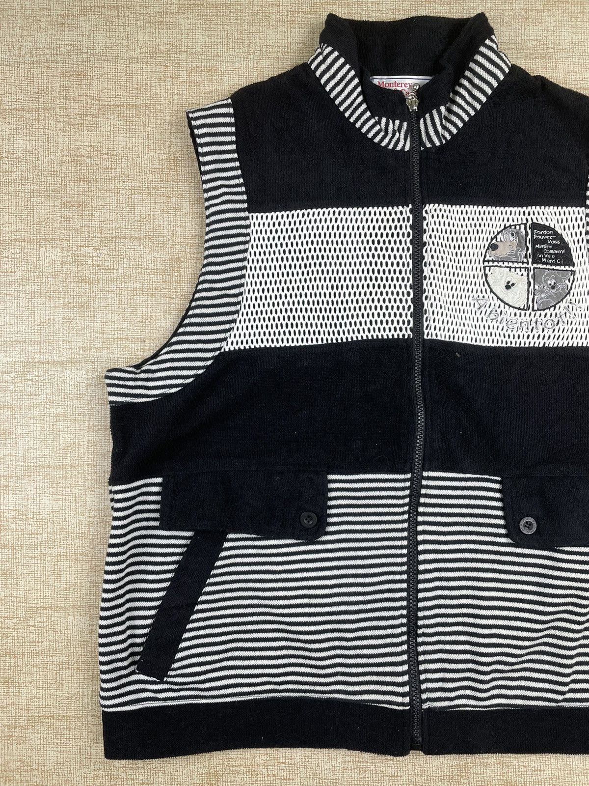 Vintage Vintage Monterey & Caramel Japanese Brand Stripes Vest Size US M / EU 48-50 / 2 - 2 Thumbnail