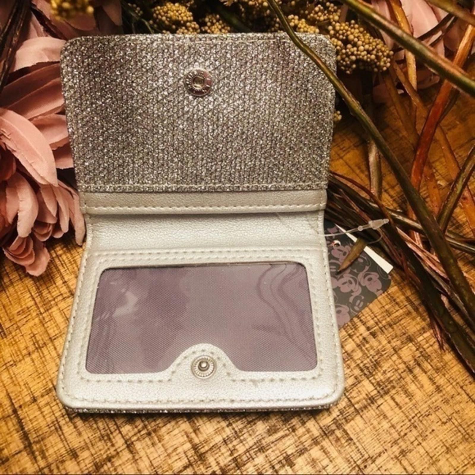 Disney Disney MIckey Mouse Silver Glitter Wallet NWT Size ONE SIZE - 2 Thumbnail