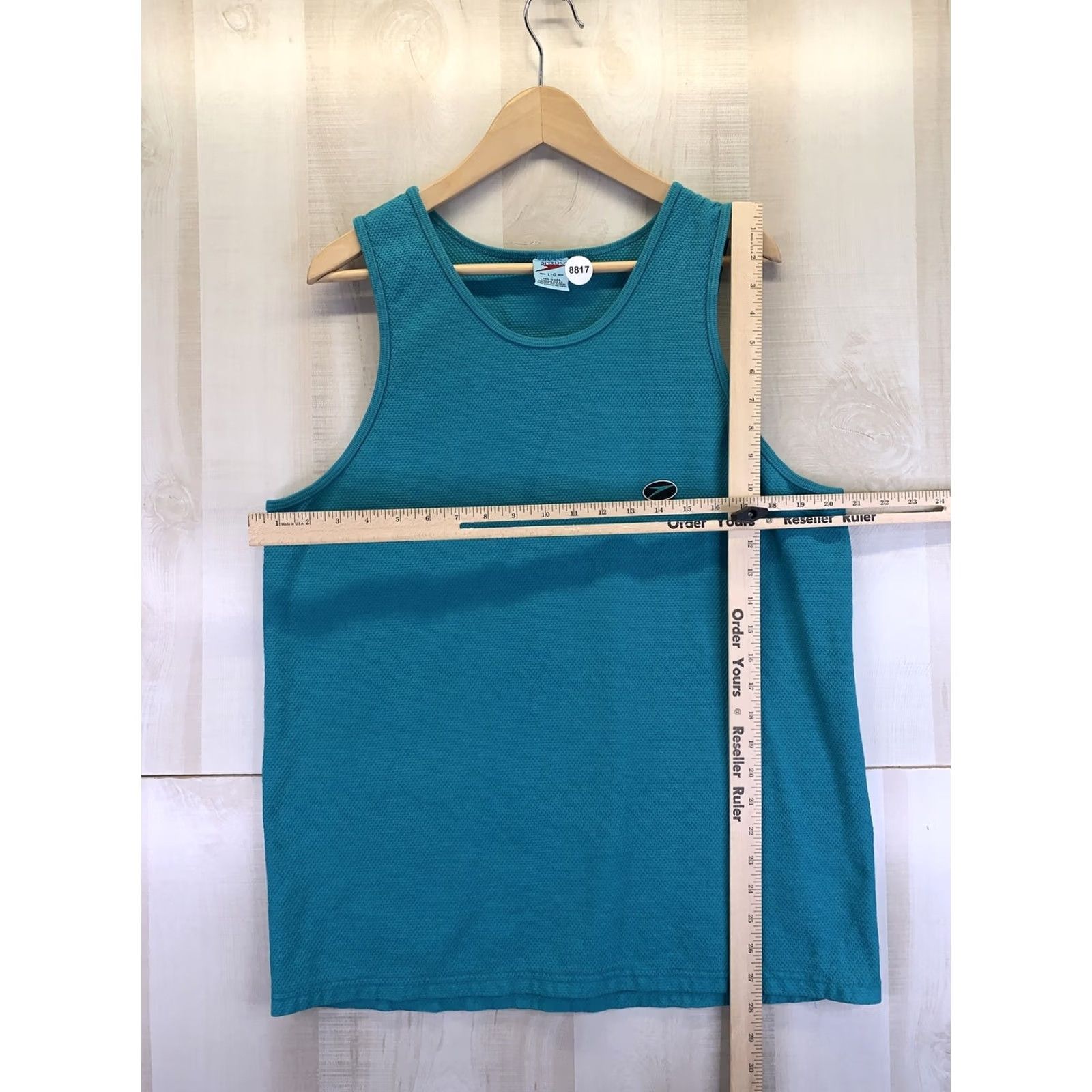 Speedo VINTAGE Speedo Teal Wooven Tank Top Mens L USA Made-8817 Size US L / EU 52-54 / 3 - 2 Thumbnail