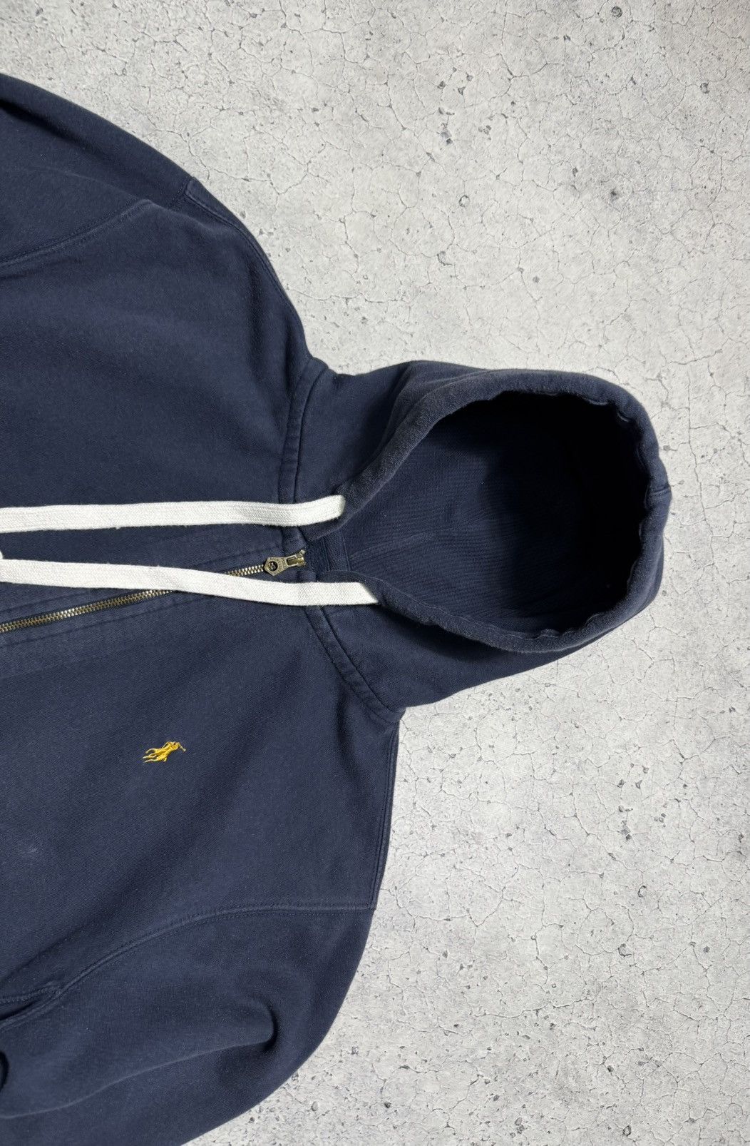 Polo Ralph Lauren × Ralph Lauren × Vintage Vintage Full Zip Hoodie Polo Ralph Lauren Hype PRL Y2K Navy Size US L / EU 52-54 / 3 - 5 Thumbnail