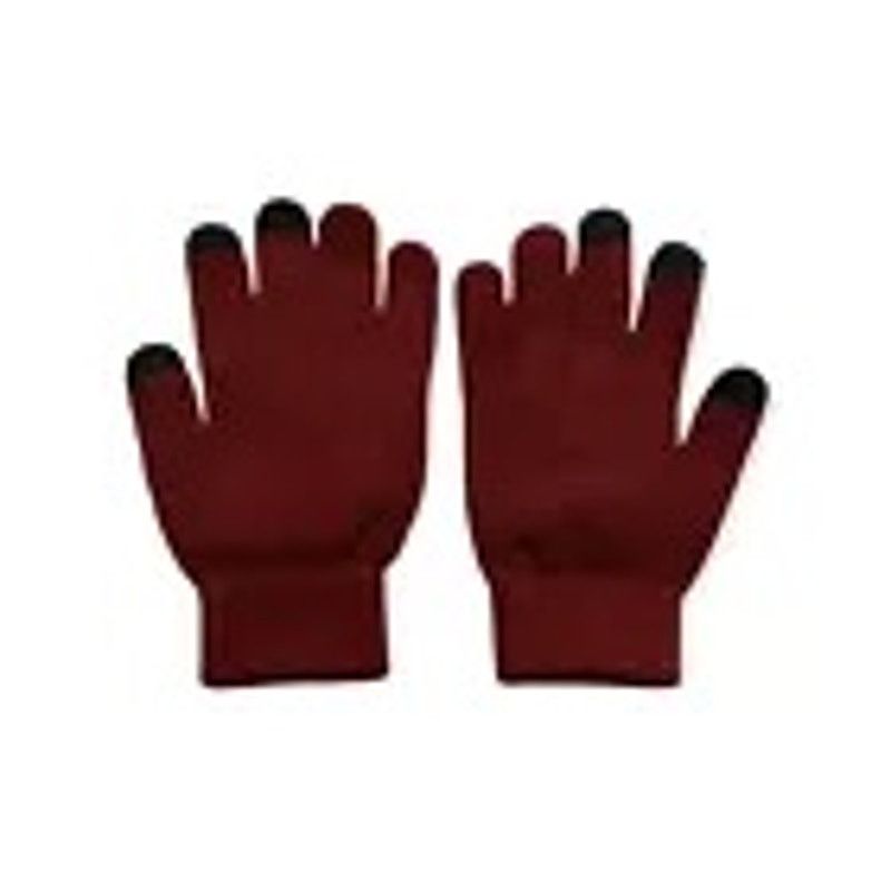Other Women’s Maroon Grip Gloves with Black Grip Tips Small Size ONE SIZE - 1 Thumbnail
