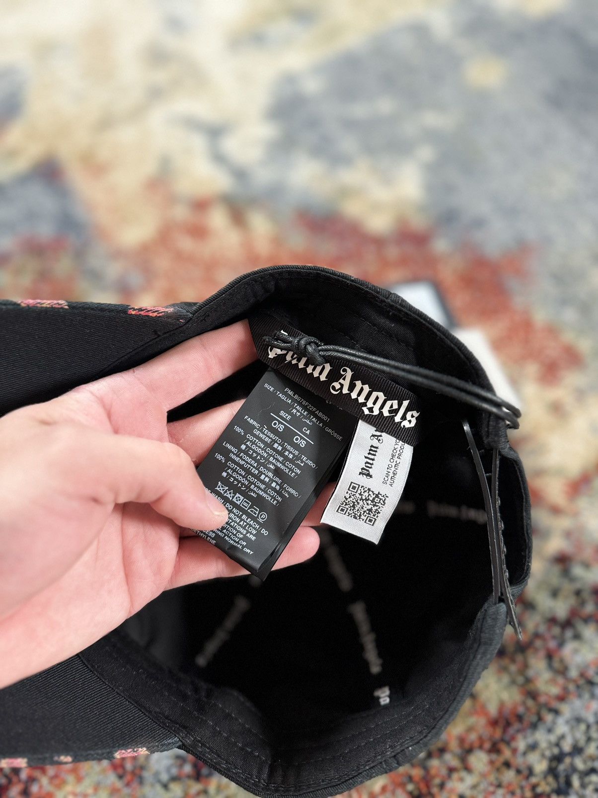 Palm Angels New Palm Angels Flames Cap Size ONE SIZE - 3 Thumbnail