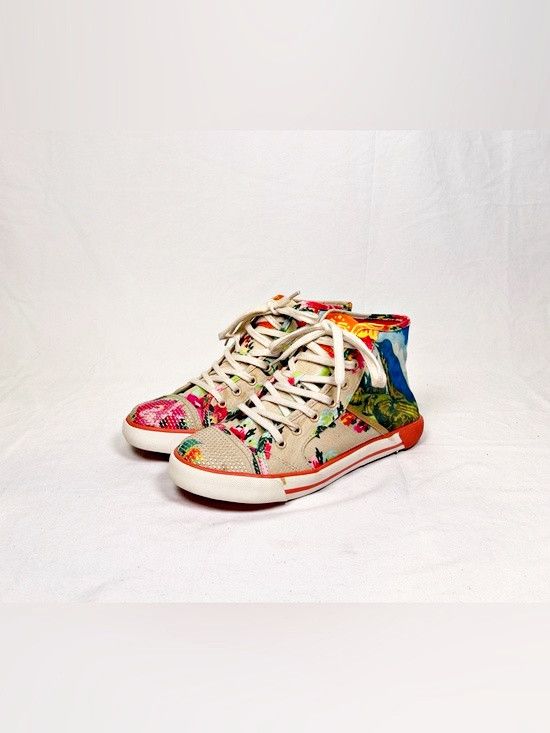 Other Tigerbear Republik Spin Bottle Birdbrain High Top Sneakers Size US 7.5 / IT 37.5 - 1 Thumbnail