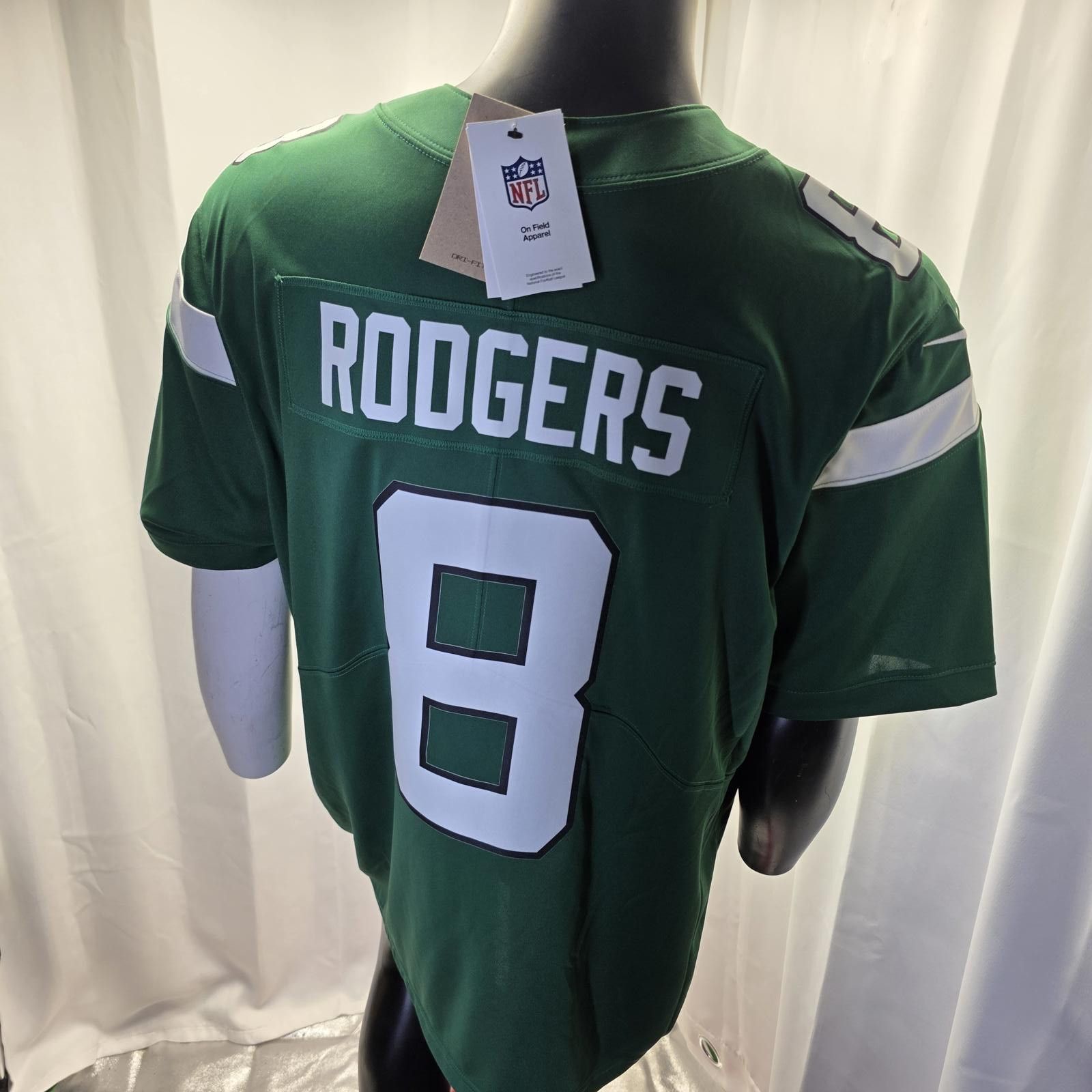 Nike Nike Aaron Rodgers New York Jets 8 Limited Jersey Mens XL Size US XL / EU 56 / 4 - 5 Thumbnail