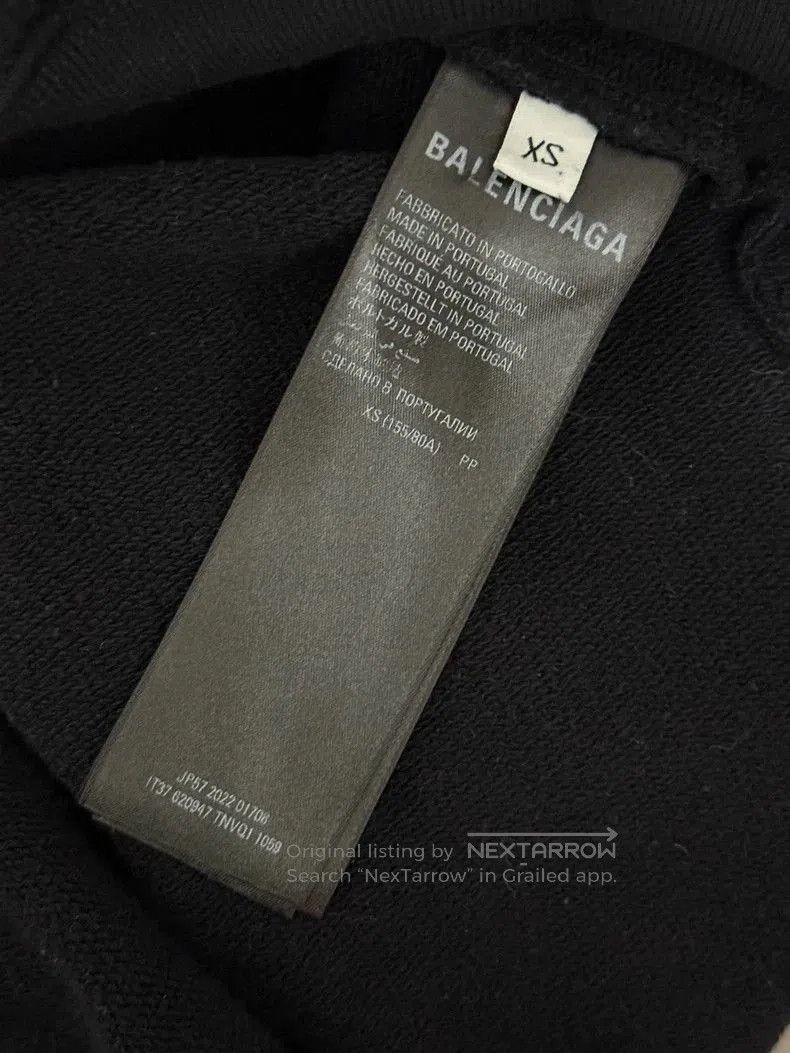 Balenciaga Balenciaga Graffiti Logo Hoodie Black XS. Size US XS / EU 42 / 0 - 4 Thumbnail