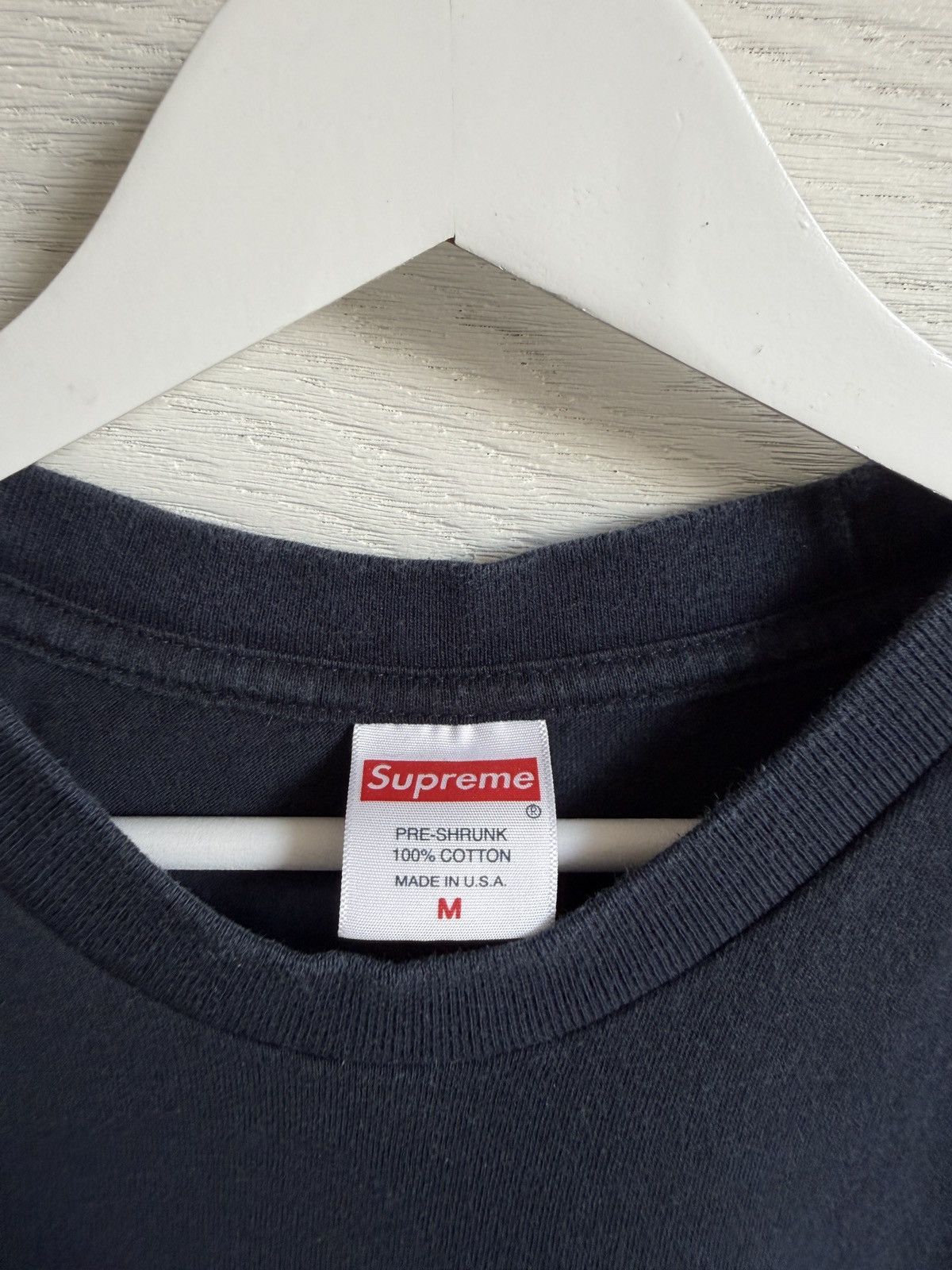 Supreme Supreme Stay Positive navy tee Size US M / EU 48-50 / 2 - 5 Thumbnail