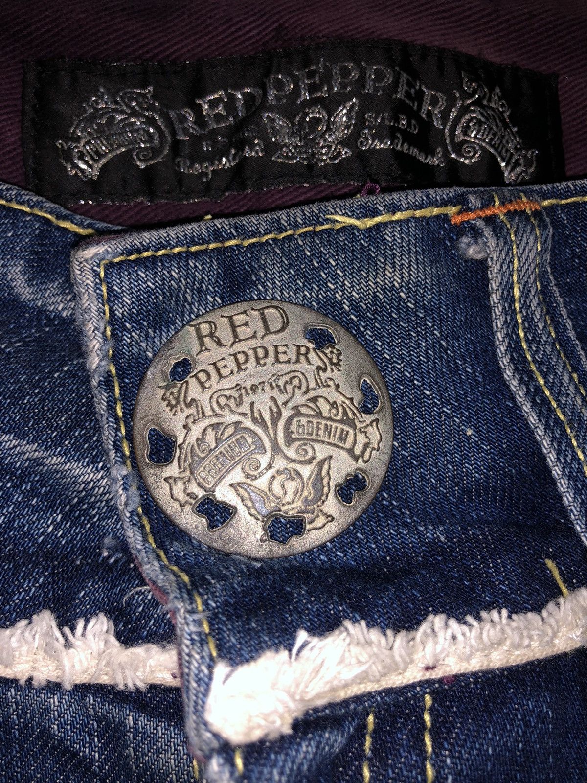 Blue Blue Japan × Designer × Japanese Brand Vintage Red Pepper Gold Label R.P 262, L.B.D Size US 30 / EU 46 - 17 Thumbnail