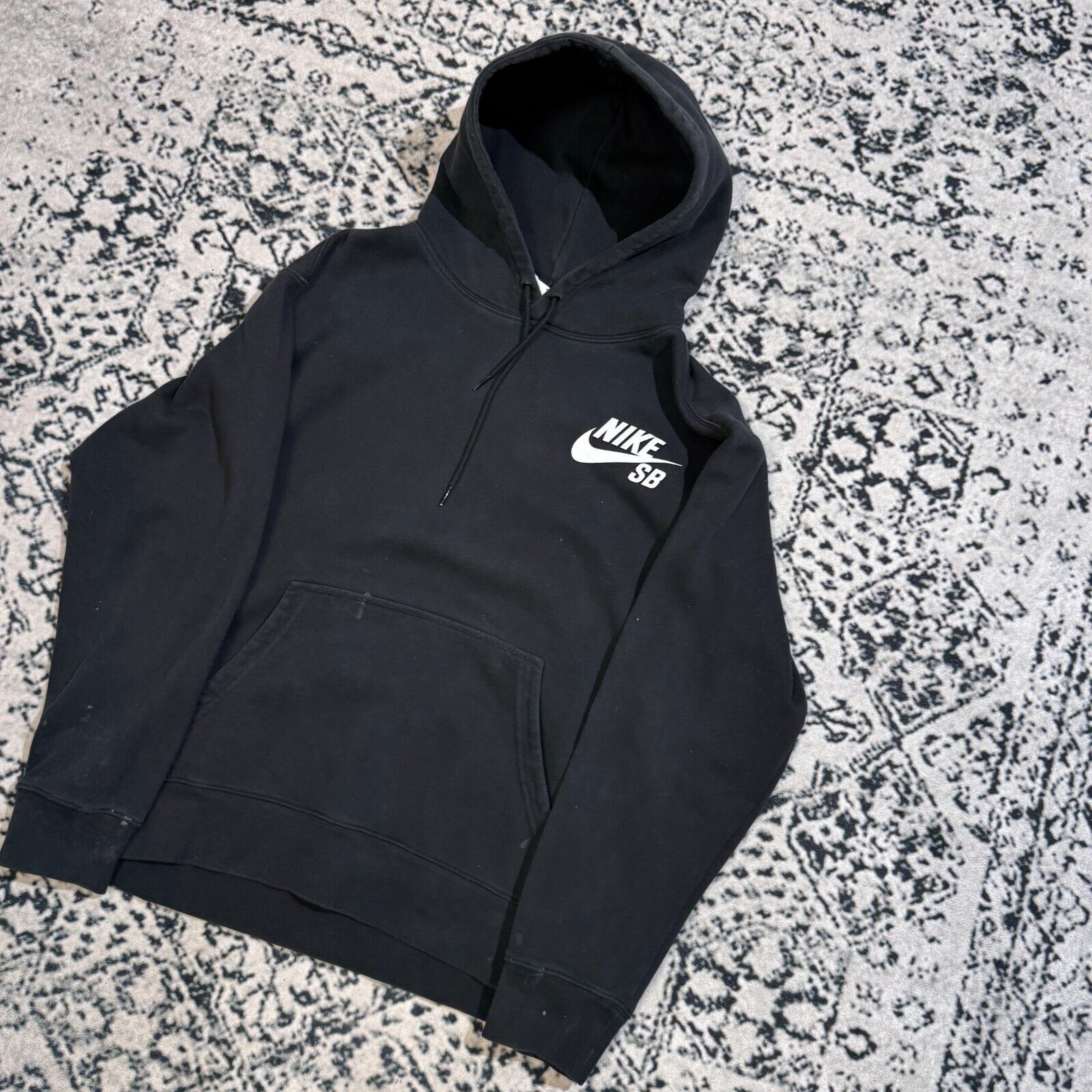Nike Vintage Nike Unisex Black Cotton Hoodie Size M Y2K Archive Size US M / EU 48-50 / 2 - 2 Thumbnail