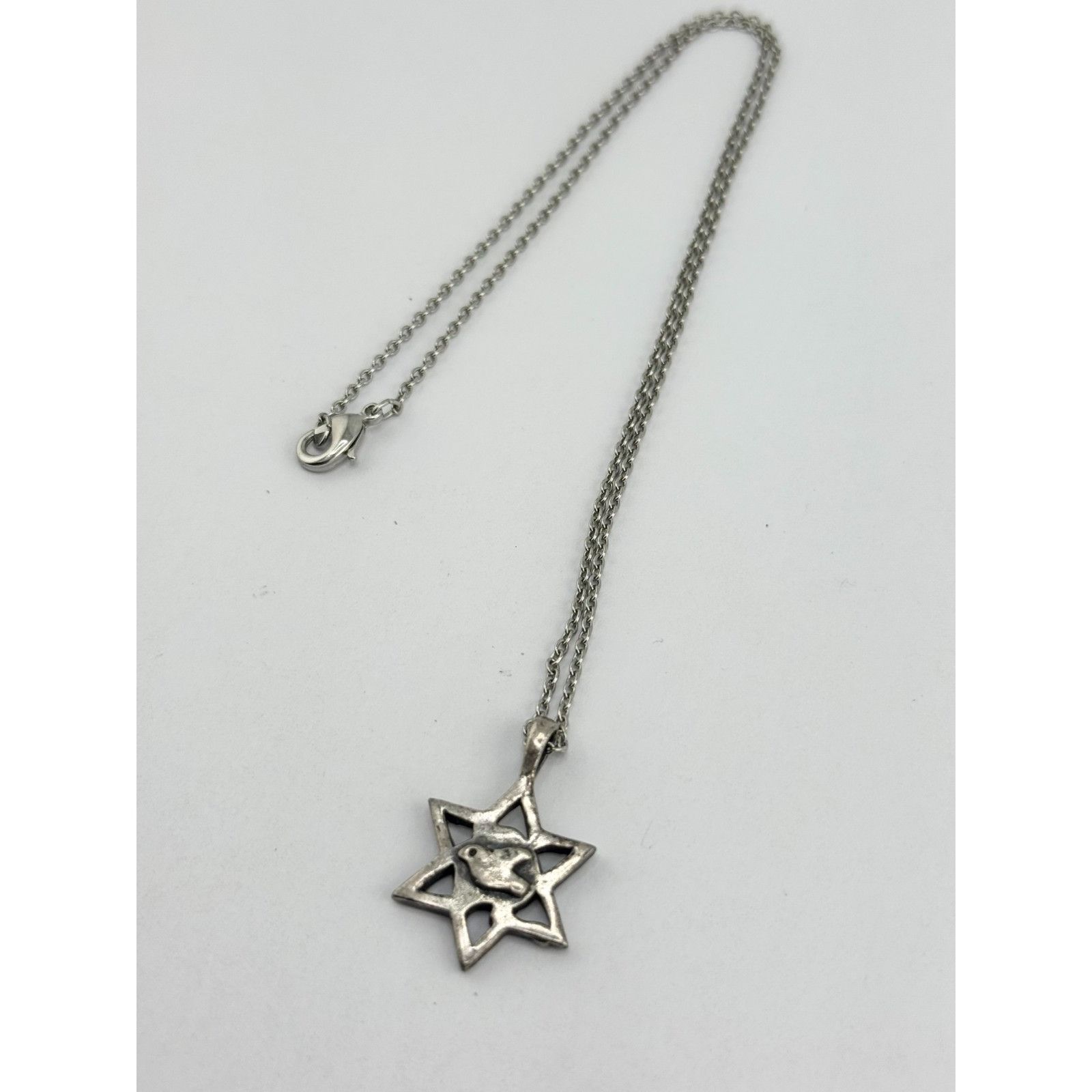 Other Vintage 925 sterling silver Jewish star with dove bird charm Size ONE SIZE - 3 Thumbnail