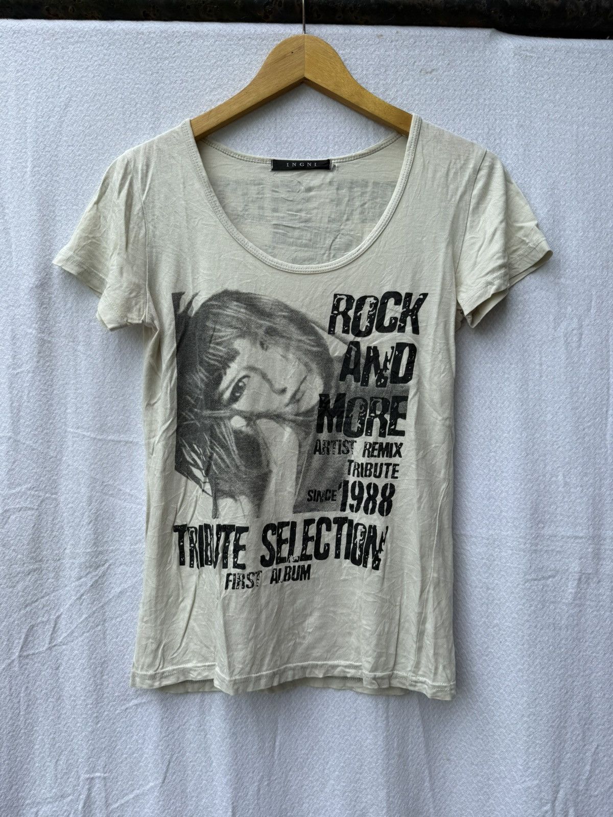 Ingni japanese style poem hysteric girl tee