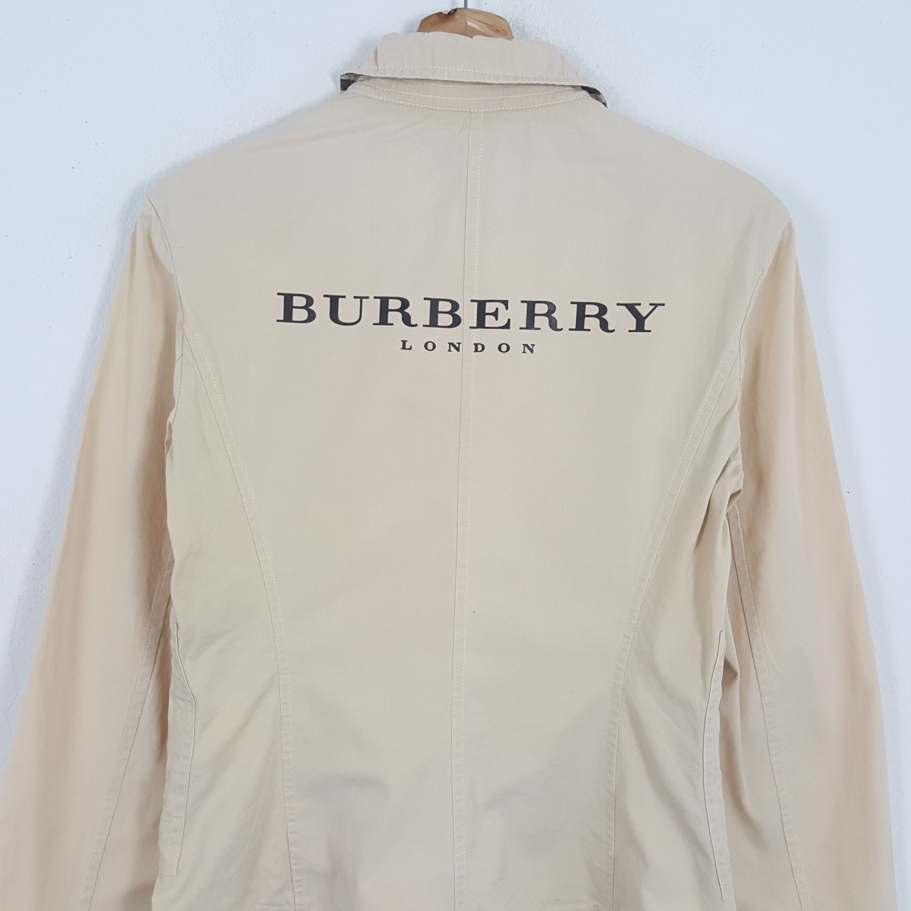 Burberry × Vintage Vintage BURBERRY LONDON Fashion Brand Jacket Size S / US 4 / IT 40 - 2 Thumbnail