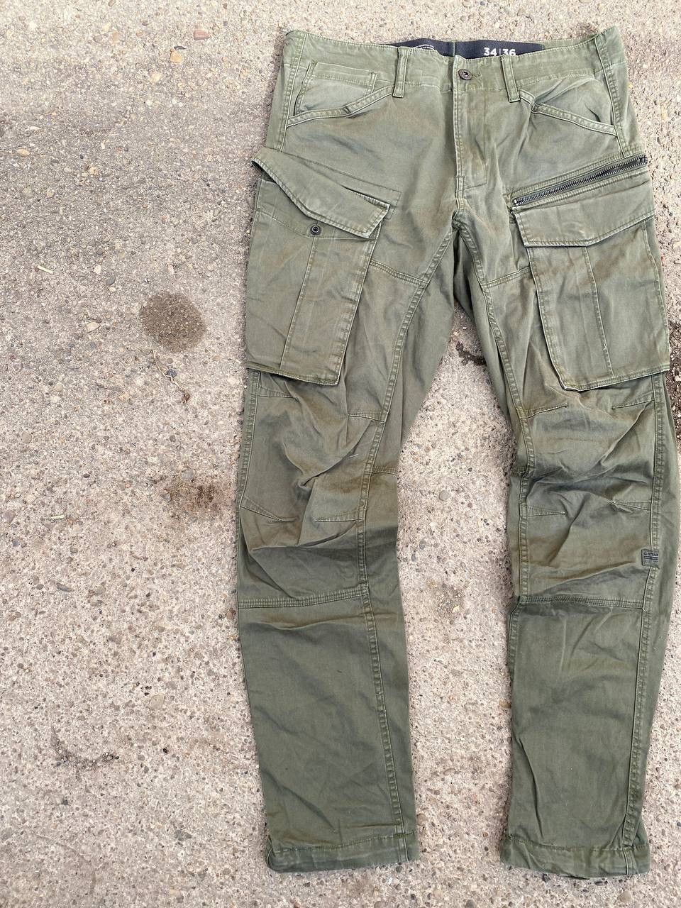 G-Star × Vintage G STAR Cargo faded vintage avant garde y2k pants Size US 36 / EU 52 - 4 Thumbnail