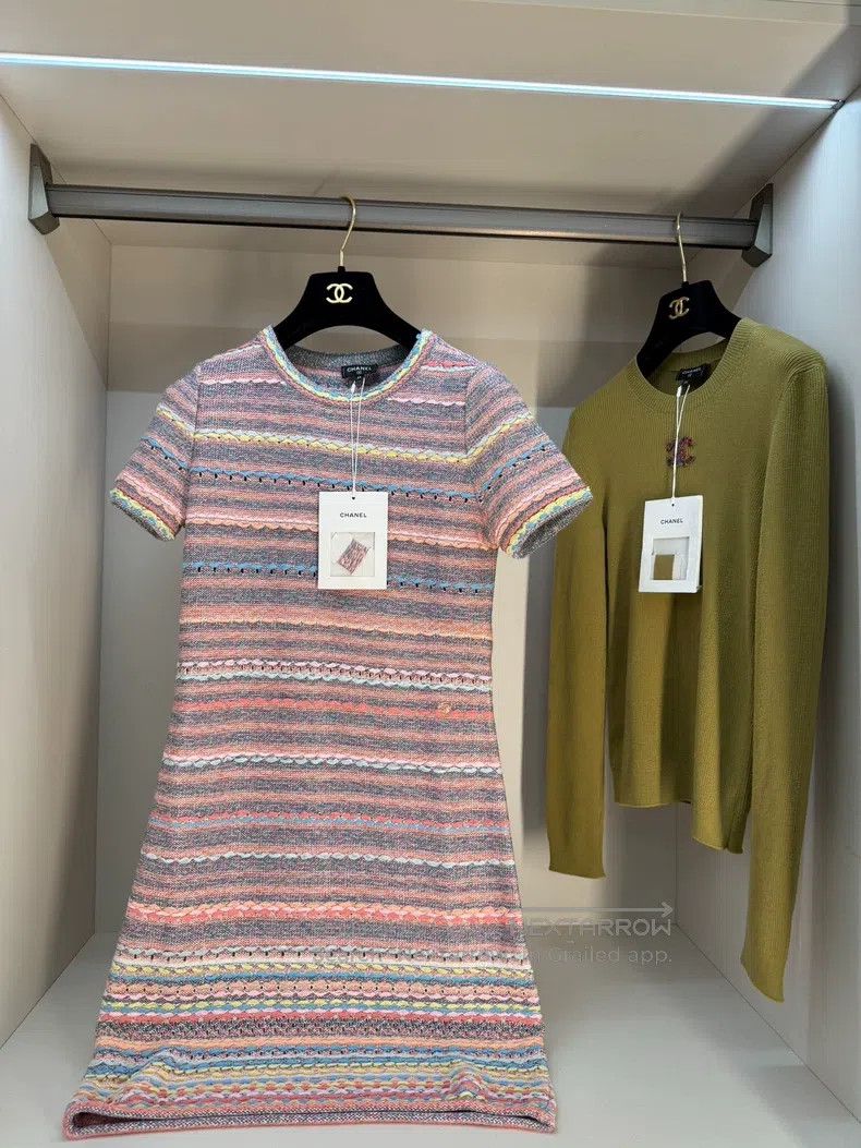 Chanel Chanel 18p silk ribbon-made dress Size XXS / US 00 / IT 34 - 1 Thumbnail