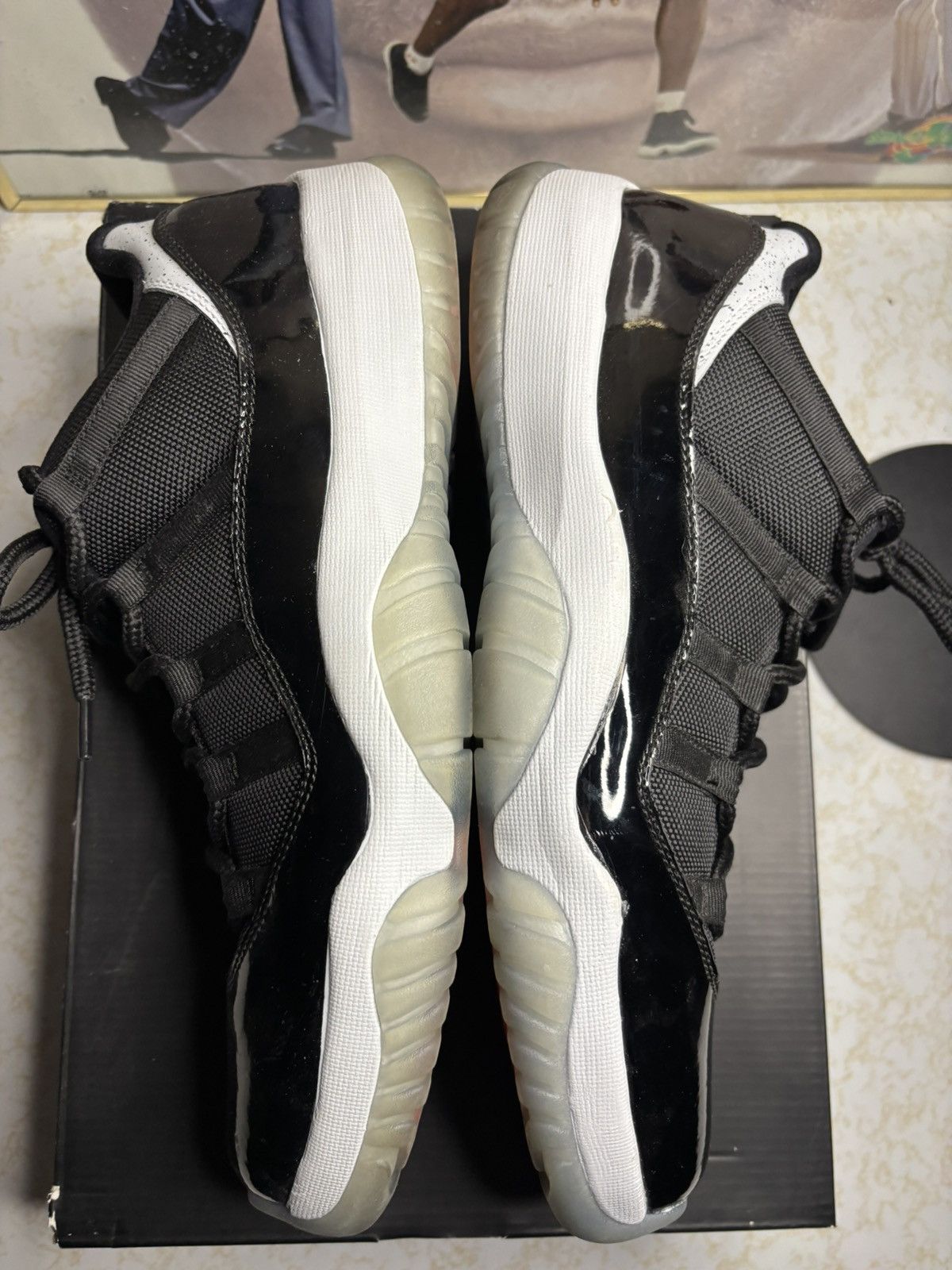 Jordan Brand Air Jordan 11 Retro Low Infrared 23 2014 Size US 12 / EU 45 - 4 Thumbnail