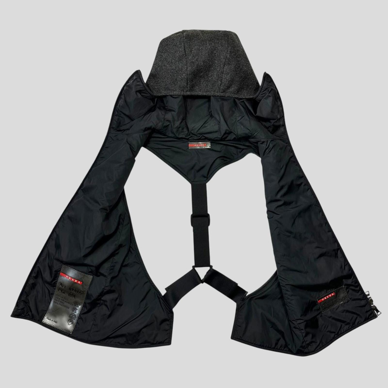 Prada Prada Sport AW99 Technical Wool Ninja Harness Vest IT42 (S) Size US S / EU 44-46 / 1 - 4 Thumbnail