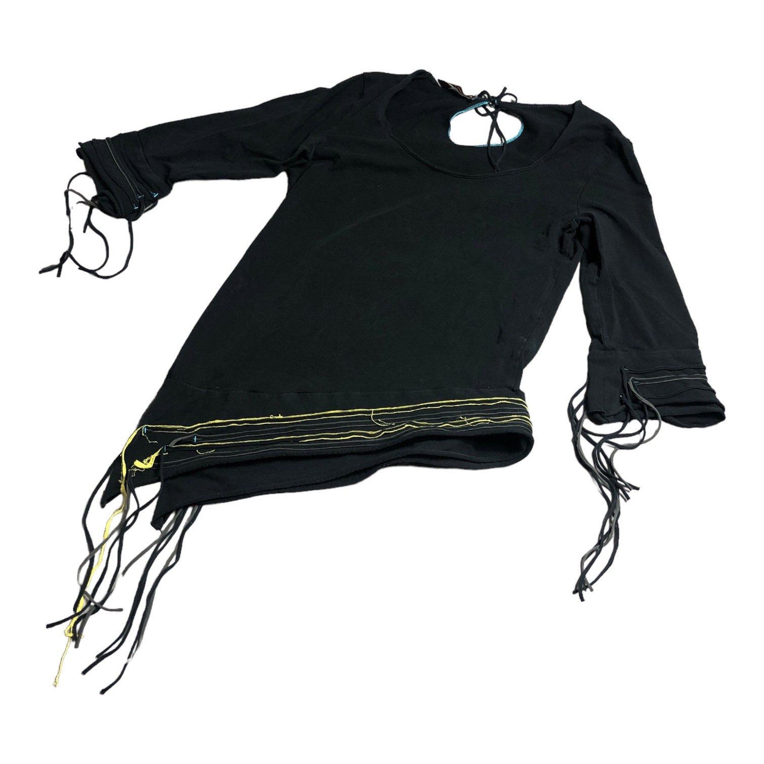 Cop Copine The Cop Copine Asymmetrical Long Laces Top Size ONE SIZE - 2 Thumbnail