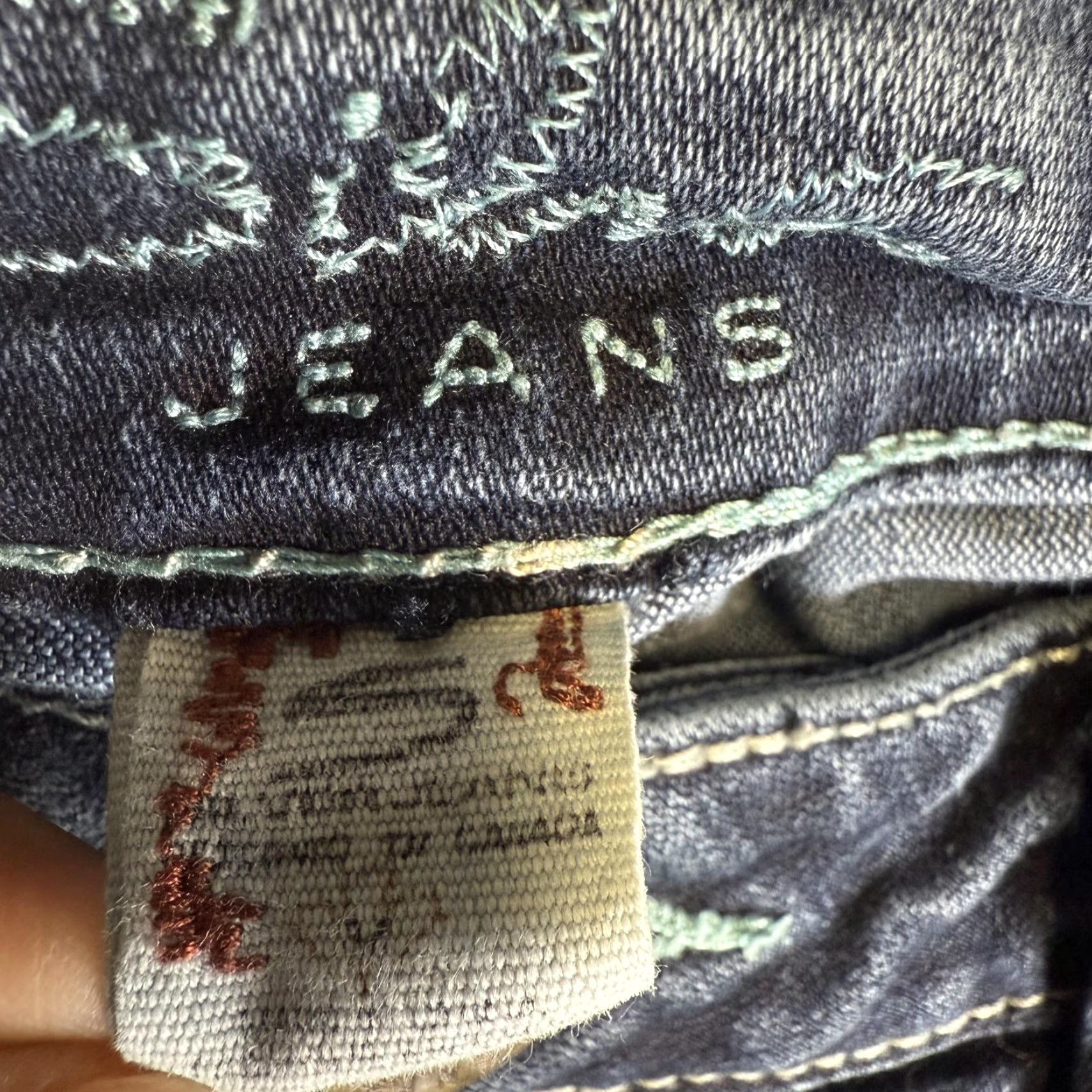 CO Silver Jeans Co Men's Jeans 32x31 Aiko Blue Bootcut Ankle Length Blue Regular Mens Size US 32 / EU 48 - 3 Thumbnail