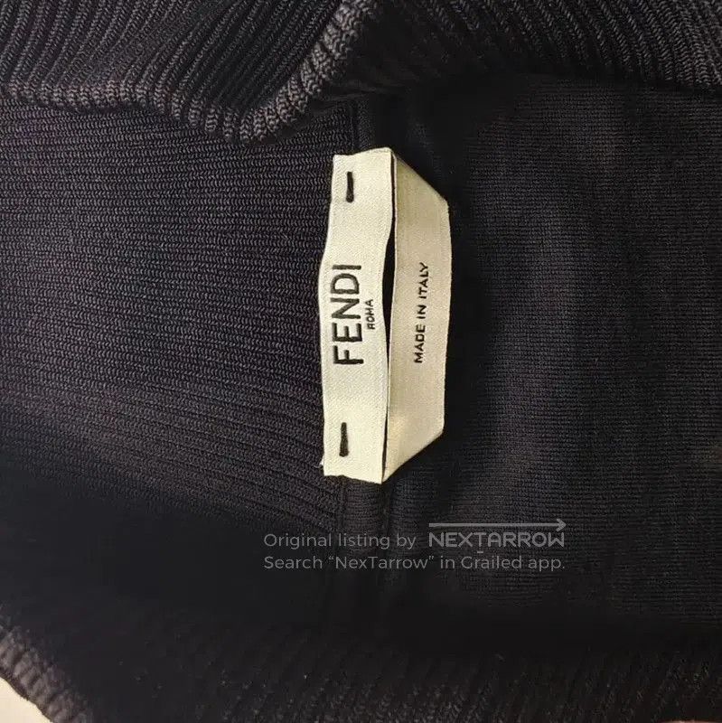 Fendi Fendi Black Cotton Women's Jacket . Size M / US 6-8 / IT 42-44 - 2 Thumbnail