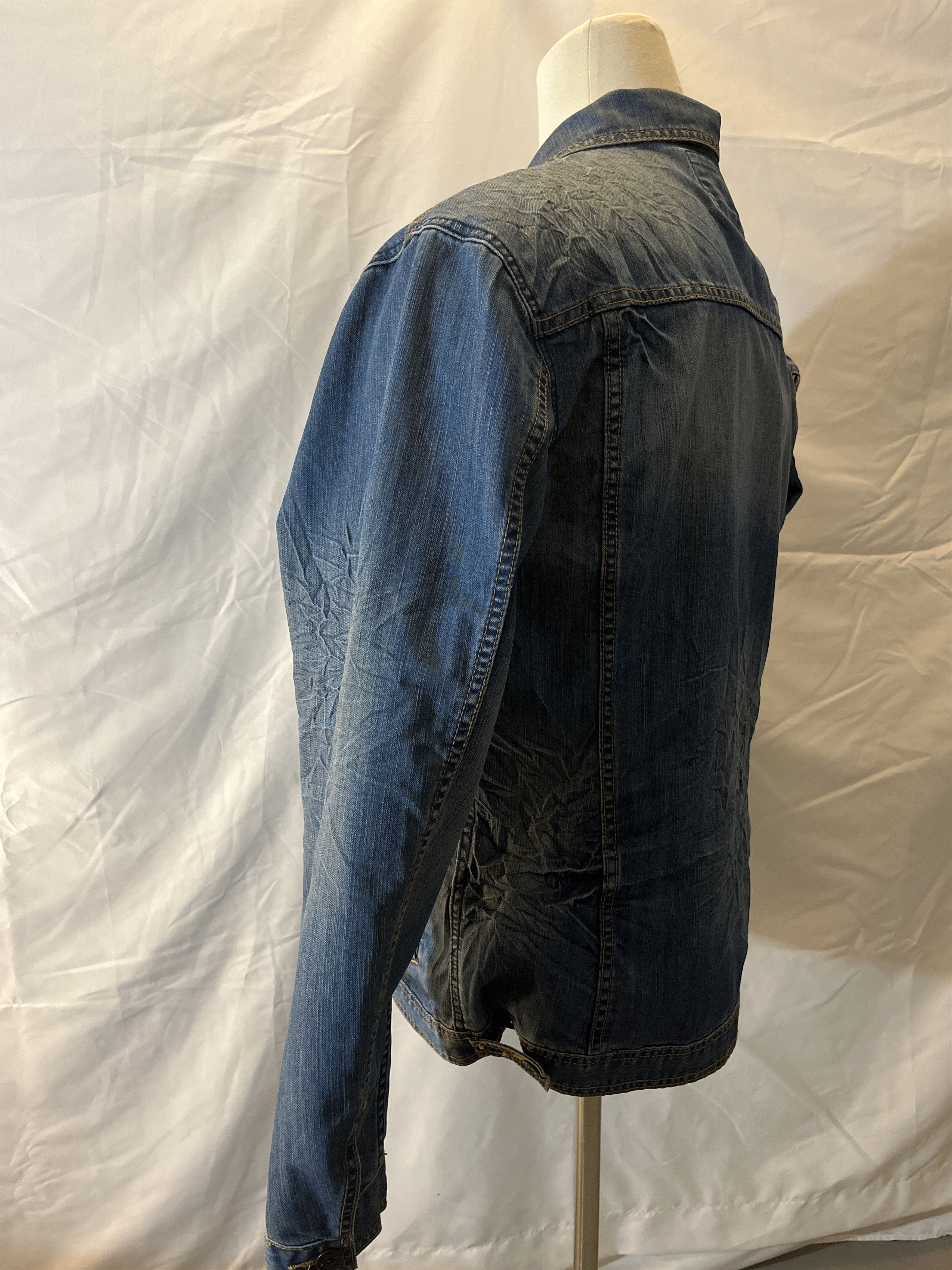 Marithe + Francois Girbaud Marithé + Francois Girbaud Denim Jacket Size US XXL / EU 58 / 5 - 5 Thumbnail