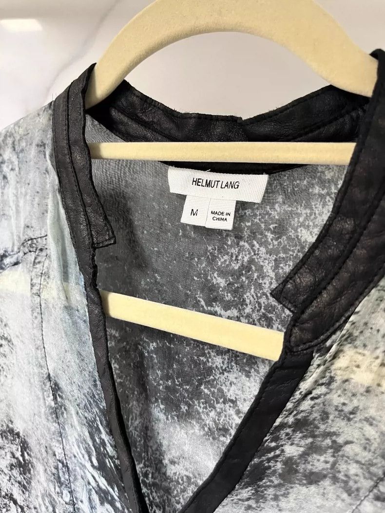 Helmut Lang HELMUT LANG Embroidered silk long sleeves Size M / US 6-8 / IT 42-44 - 4 Thumbnail