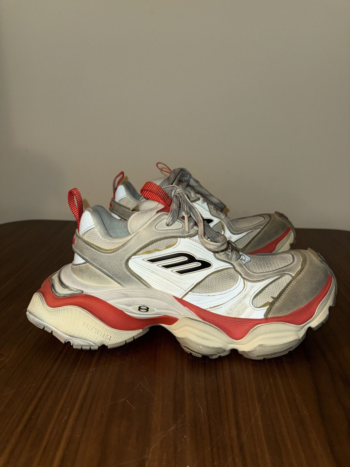 Balenciaga Balenciaga Track 2 Sneakers White Red EU 42 US 9  display picture 1