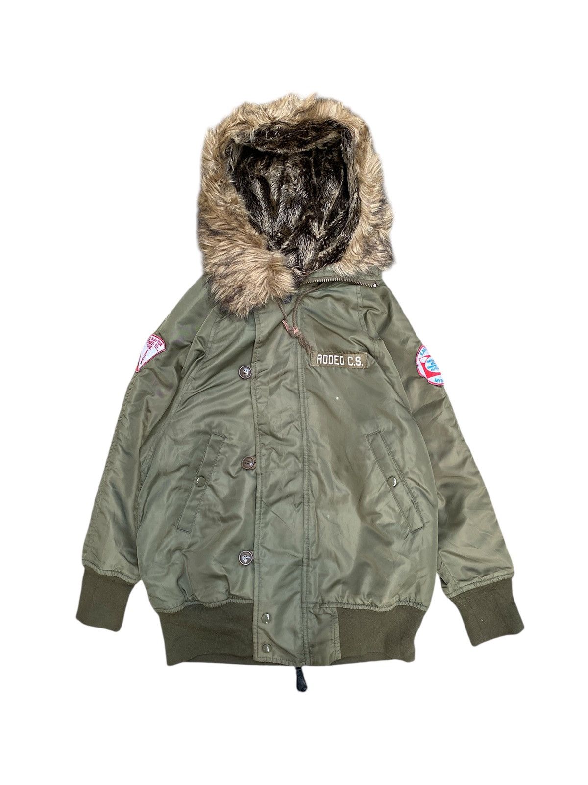 GOA Rodeo Crowns Fur Goa Military Jacket vkei lgb kmrii style Size US S / EU 44-46 / 1 - 1 Thumbnail