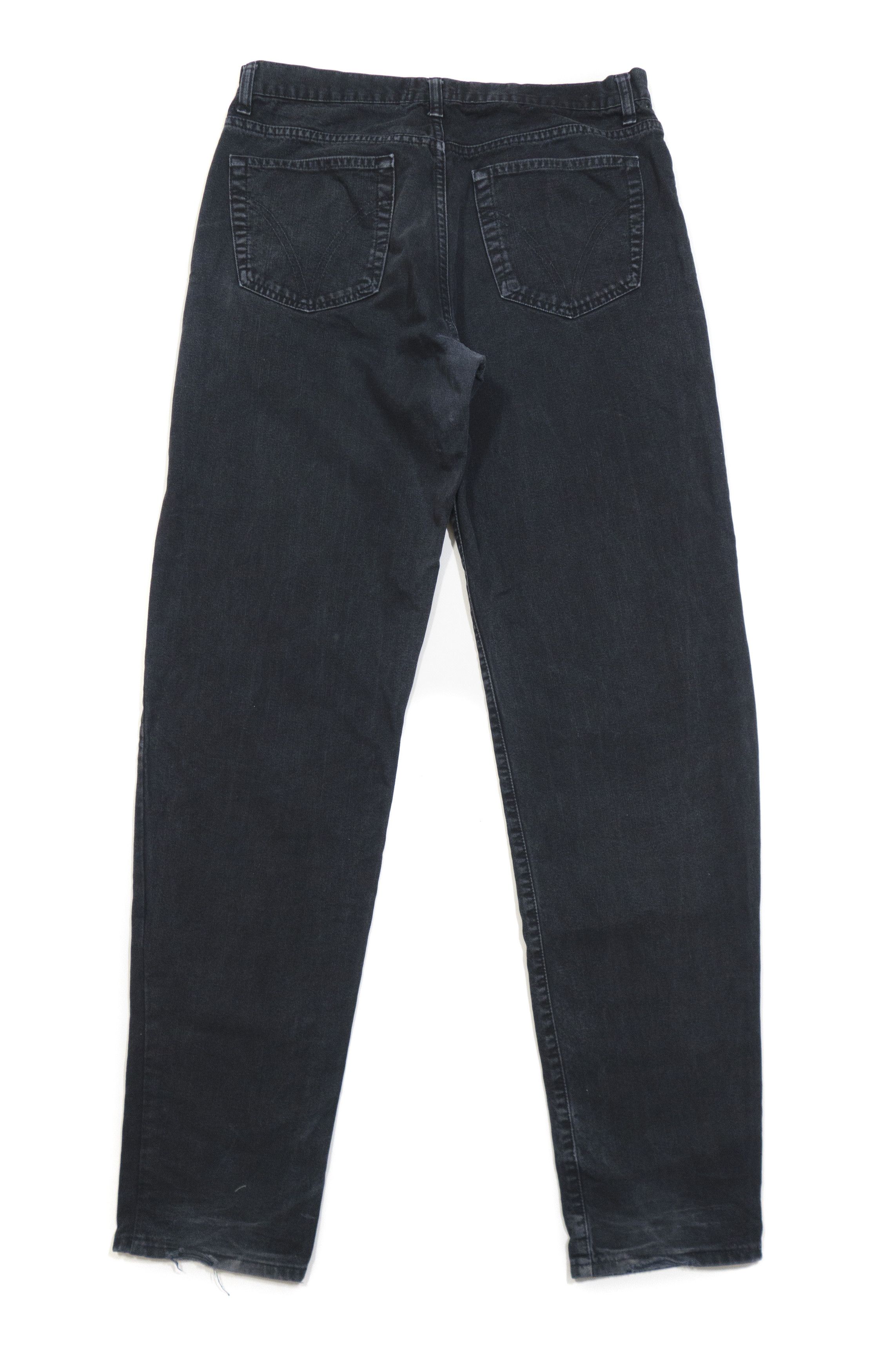 Dolce & Gabbana 90S Distressed Black Jeans Size US 32 / EU 48 - 2 Thumbnail