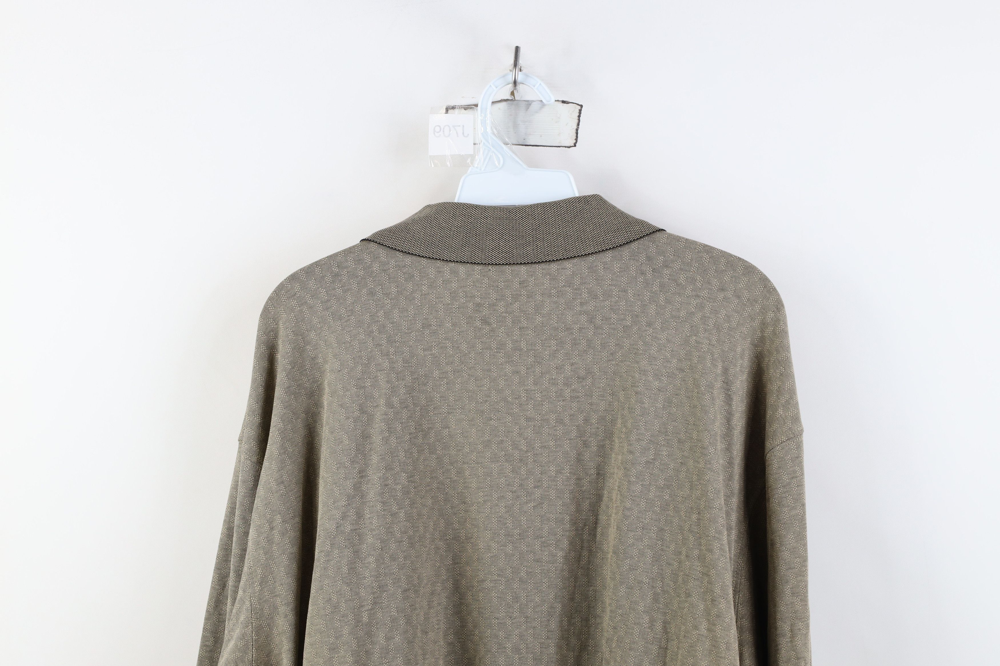 Vintage Vintage 90s Streetwear Knit Pullover Long Sleeve Polo Size US XXL / EU 58 / 5 - 10 Thumbnail