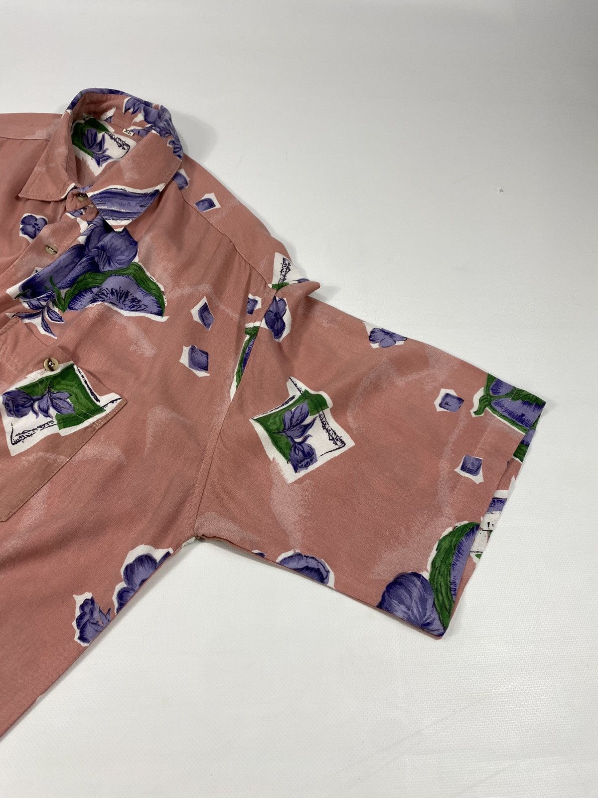 Vintage Vintage 70s 80s Crazy Abstract Hawaiian Festival Party Shirt Size US XL / EU 56 / 4 - 3 Thumbnail
