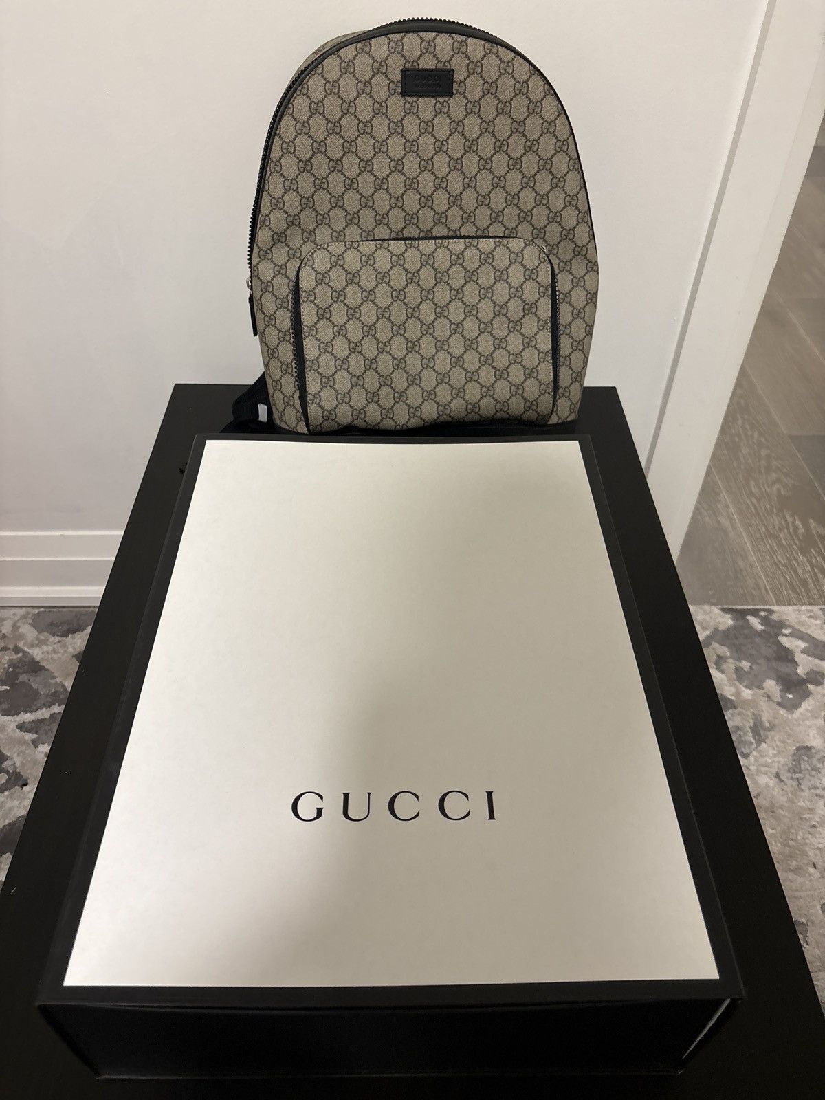 Gucci Gucci GG Monogram Backpack – Unisex Size ONE SIZE - 7 Thumbnail