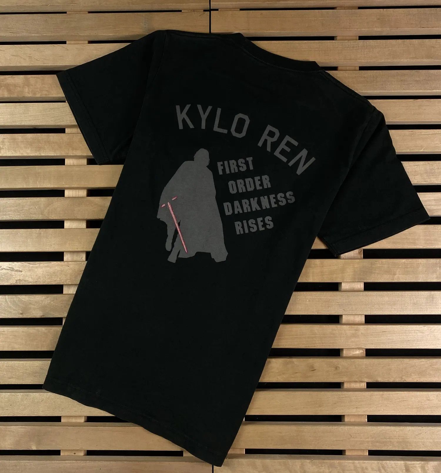 Star Wars Mens T-Shirt Short Sleeve Uniqlo Star Wars Size L Black Size US L / EU 52-54 / 3 - 2 Thumbnail