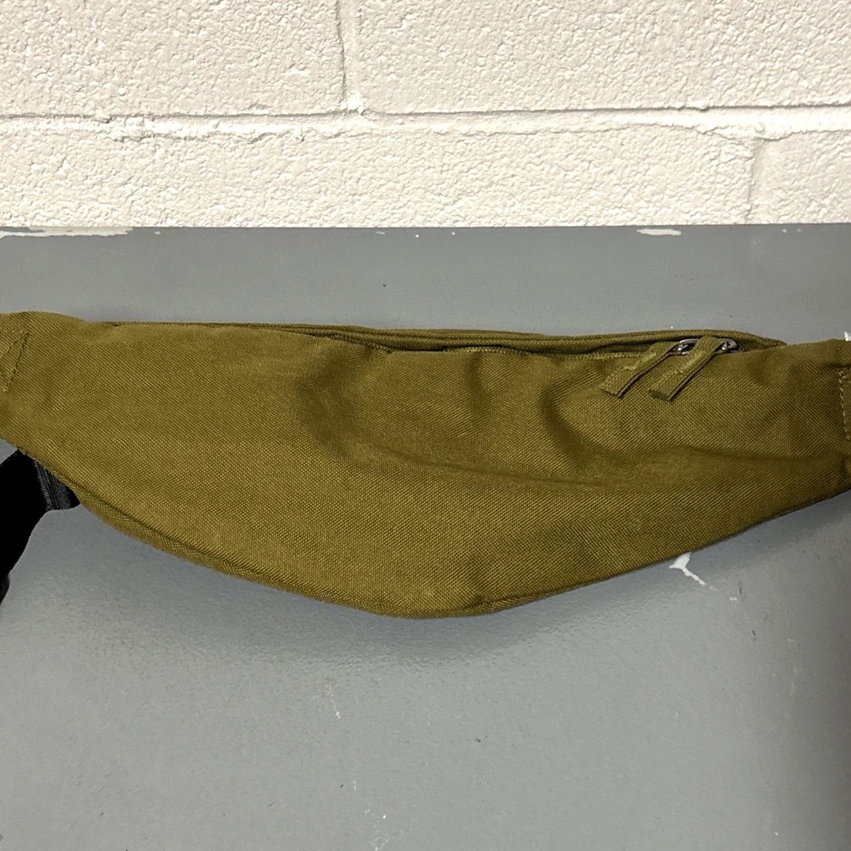 Nike Nike Heritage Waistpack 3L Belt Bag Fanny Pack Army Green Nylon Polyester Canvas Adjustable Strap Crossbody Unisex Adults Medium Varsity Buckle Size ONE SIZE - 4 Thumbnail