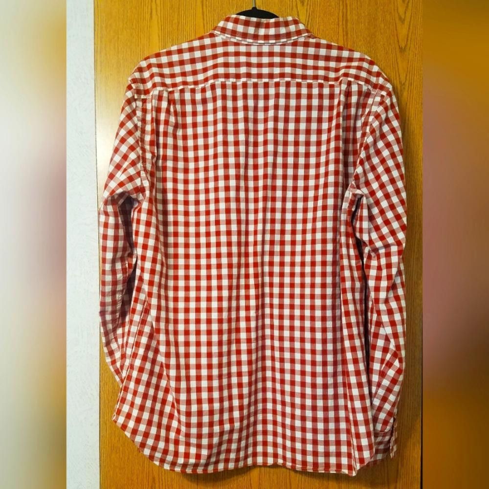 Designer J Crew Flex Washed Checkered Men's Shirt Slim Large Size US L / EU 52-54 / 3 - 2 Thumbnail