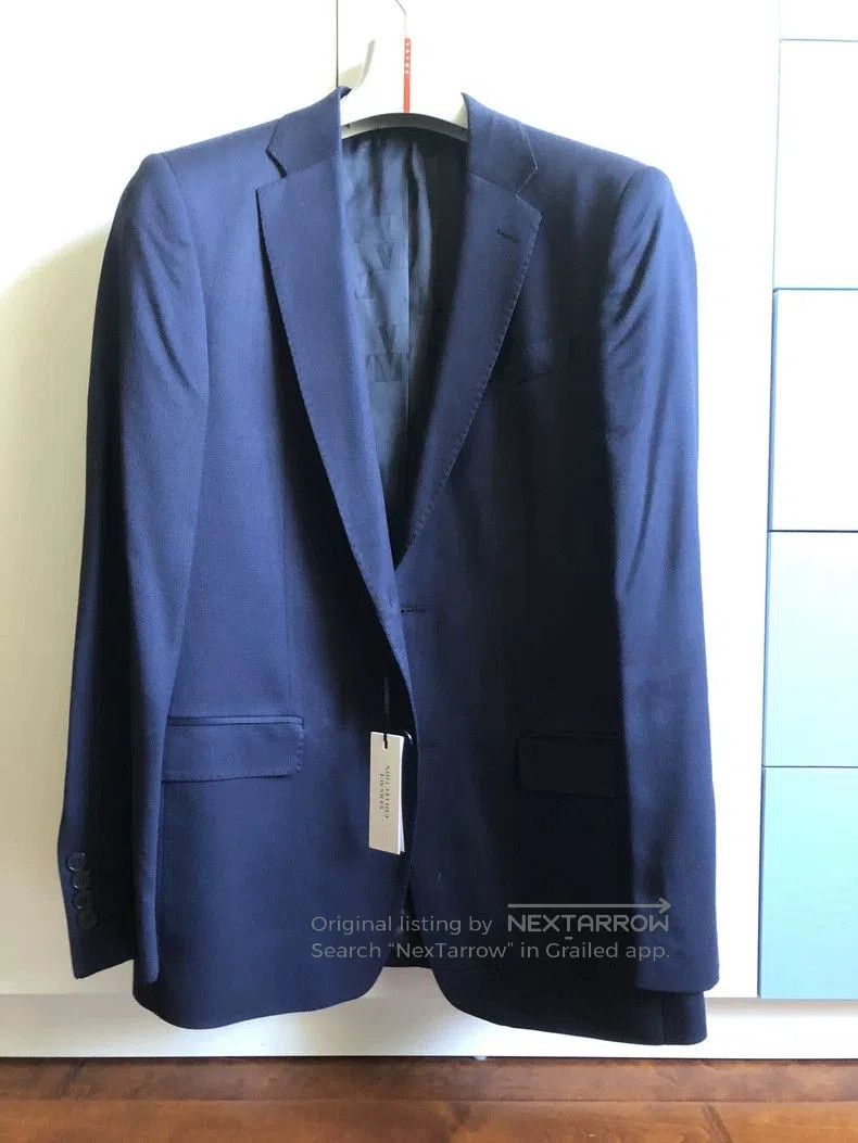 Versace Collection Blue Suit Jacket.