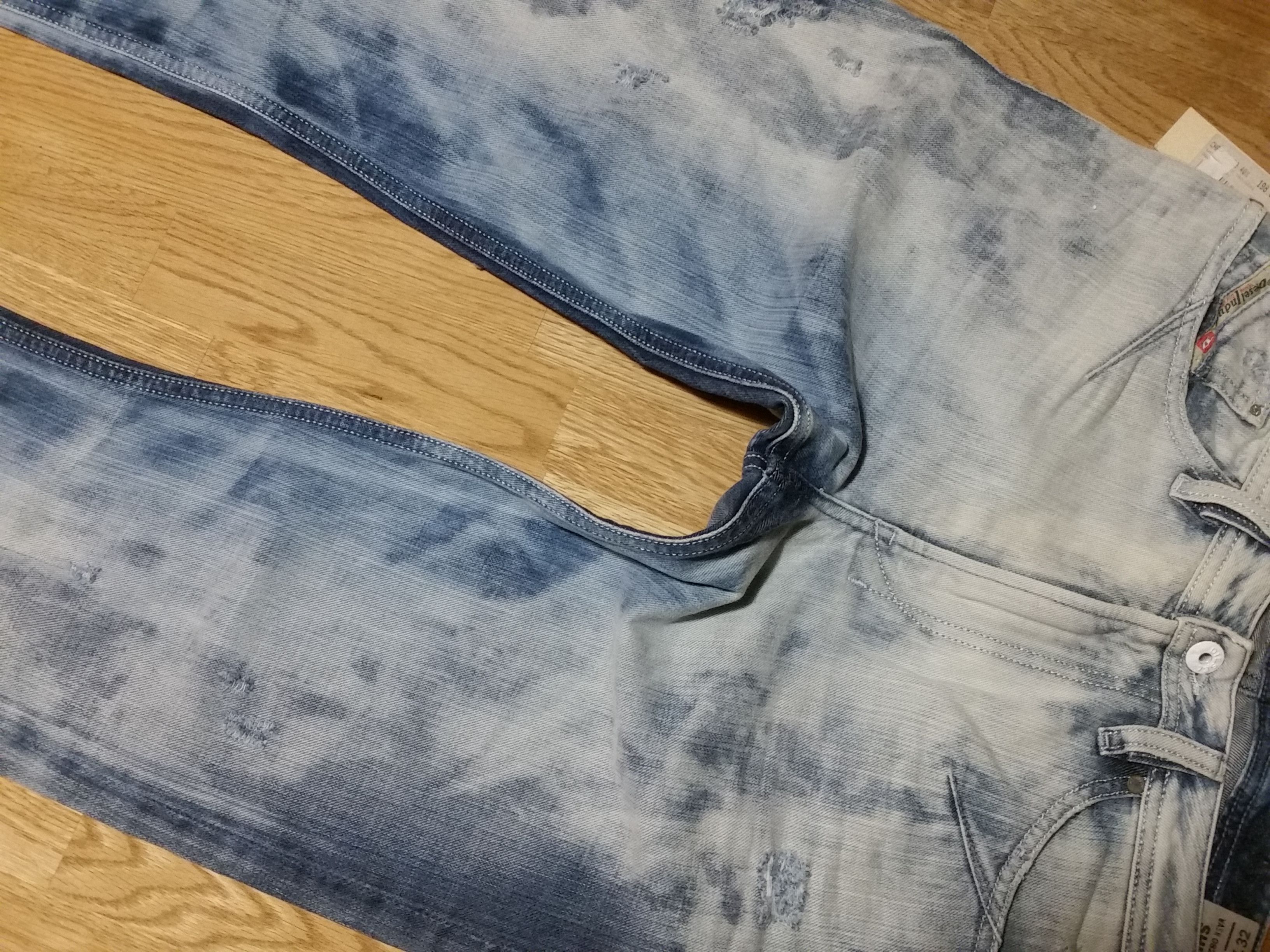 Diesel × Vintage rare DIESEL DNA Mutation SHIONER W30 L32 slim skinny W29 L34 Size US 30 / EU 46 - 4 Thumbnail