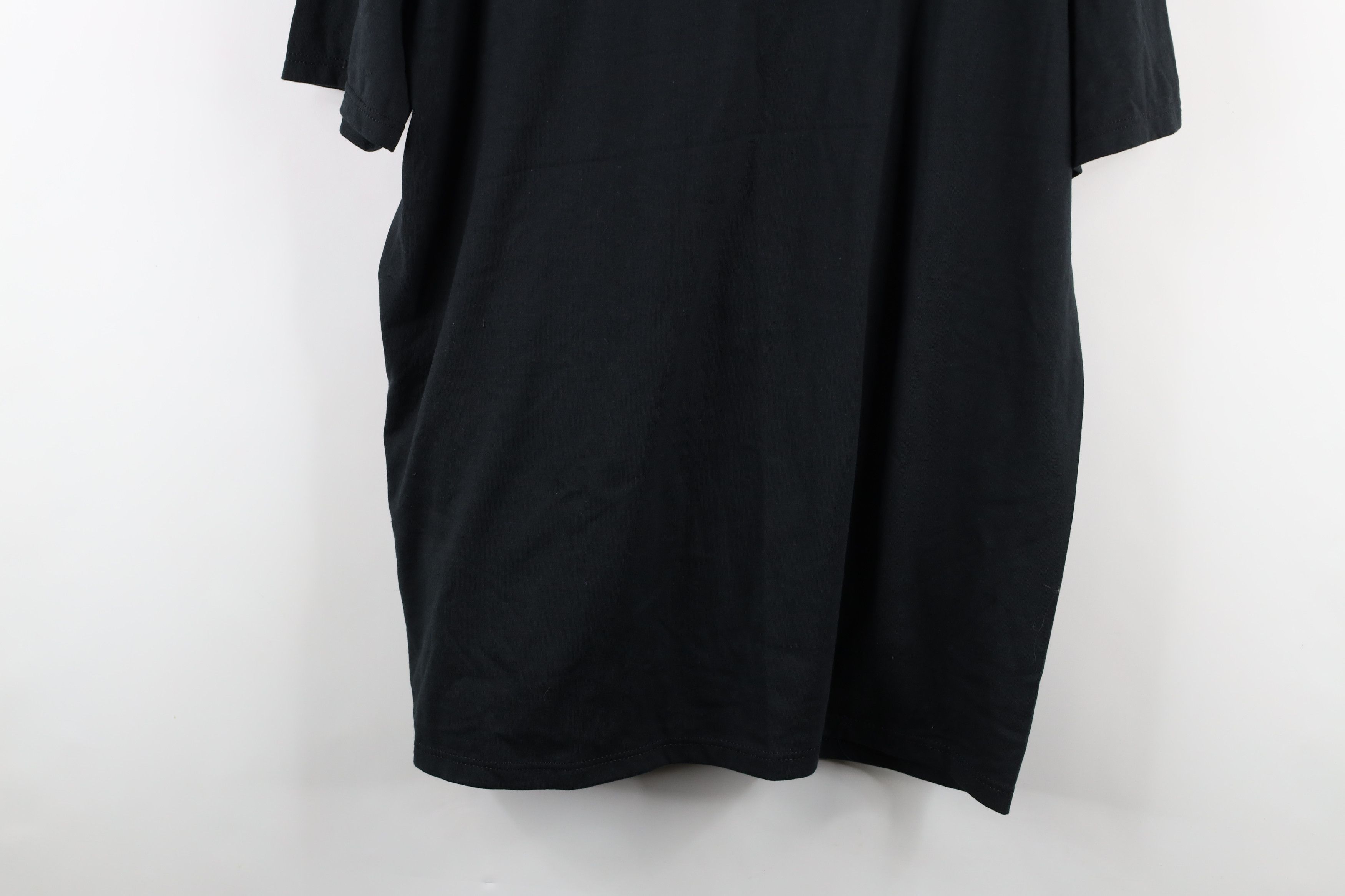 Vintage Vintage 90s Streetwear Blank Short Sleeve T-Shirt Black USA Size US XL / EU 56 / 4 - 12 Thumbnail