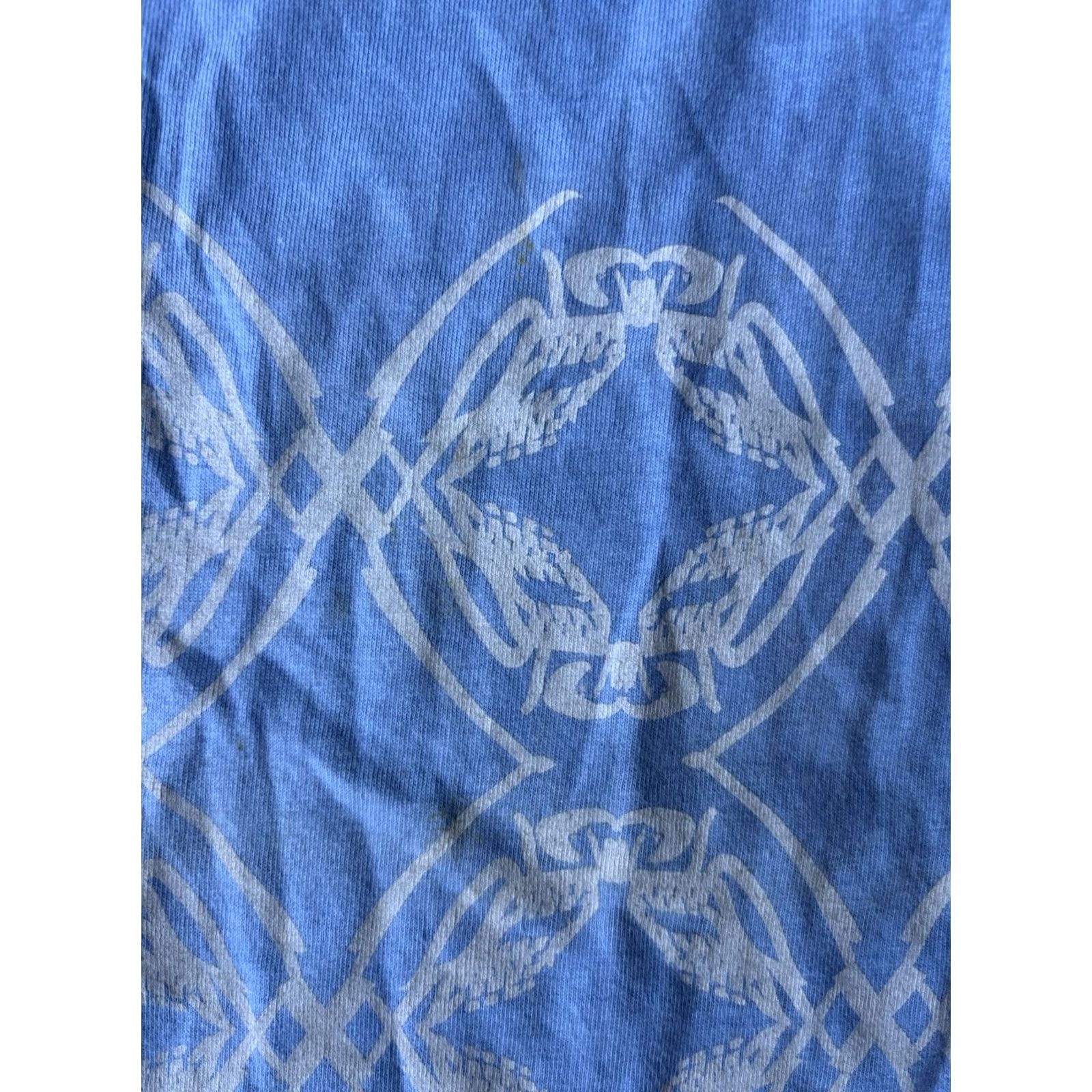 Nike VINTAGE Nike Air Force One Grunge Cyber Graphic T-Shirt Mens XL Blue Size US XL / EU 56 / 4 - 4 Thumbnail
