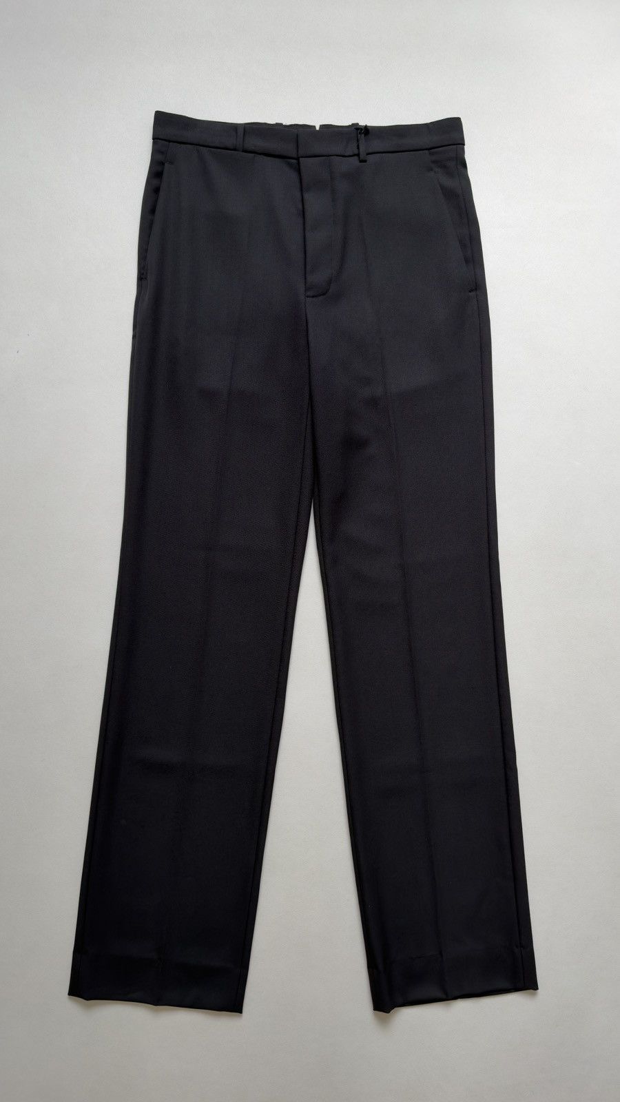Ann Demeulemeester ‘Stanis’ Black Wool Wide Leg Pants Size US 34 / EU 50 - 2 Thumbnail