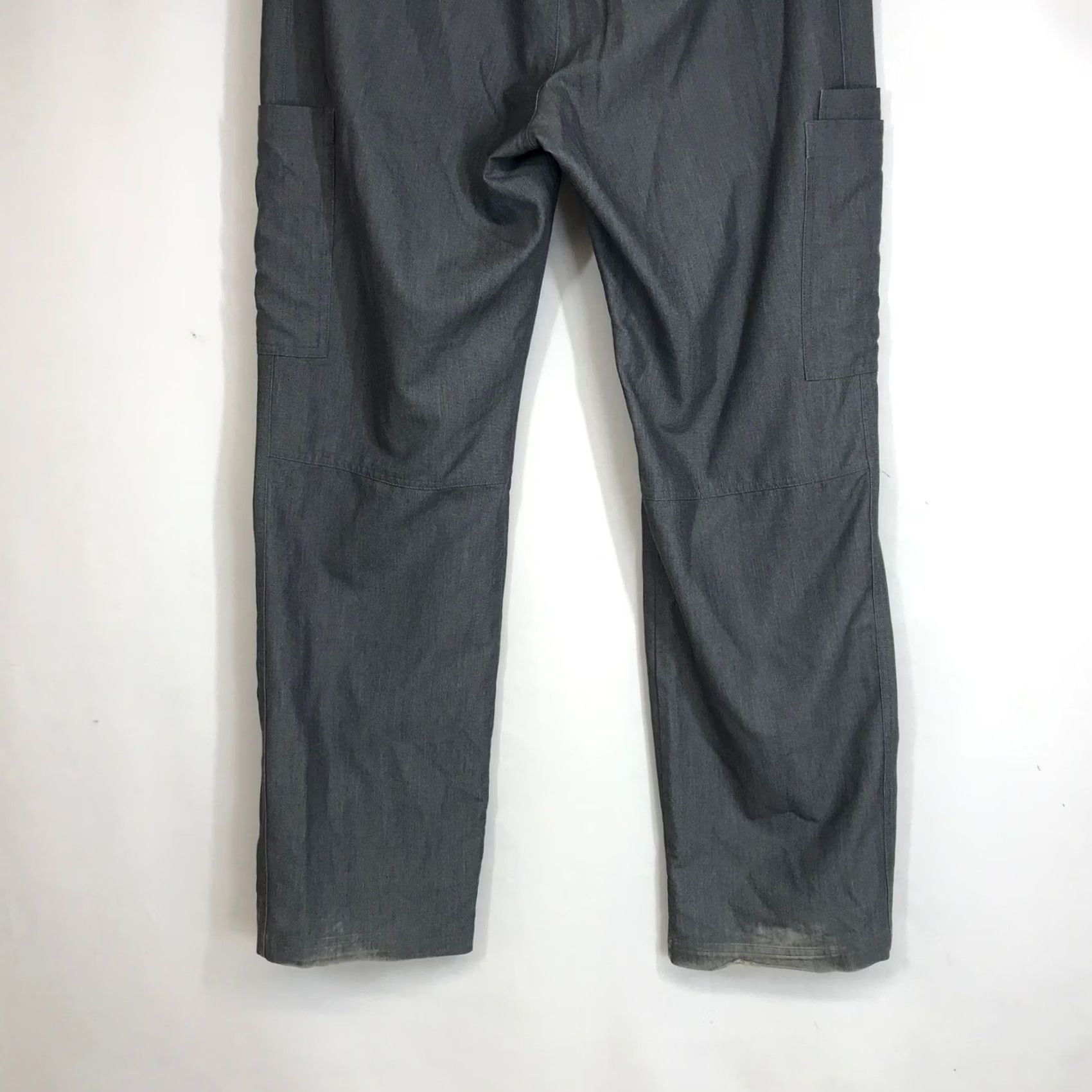Vintage FIGS Mens XL T2001 Technical Scrub Pants Heather Charcoal Grey Cargo Multi-Pocket Size US 36 / EU 52 - 6 Thumbnail