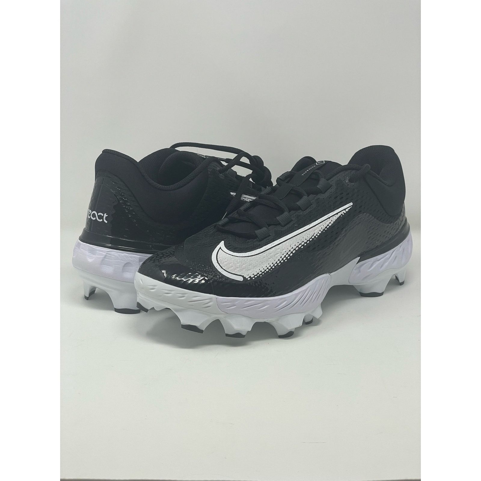 Nike Nike Alpha Huarache Elite 4 Baseball Cleats Black Mens 13.5 Size US 13 / EU 46 - 2 Thumbnail