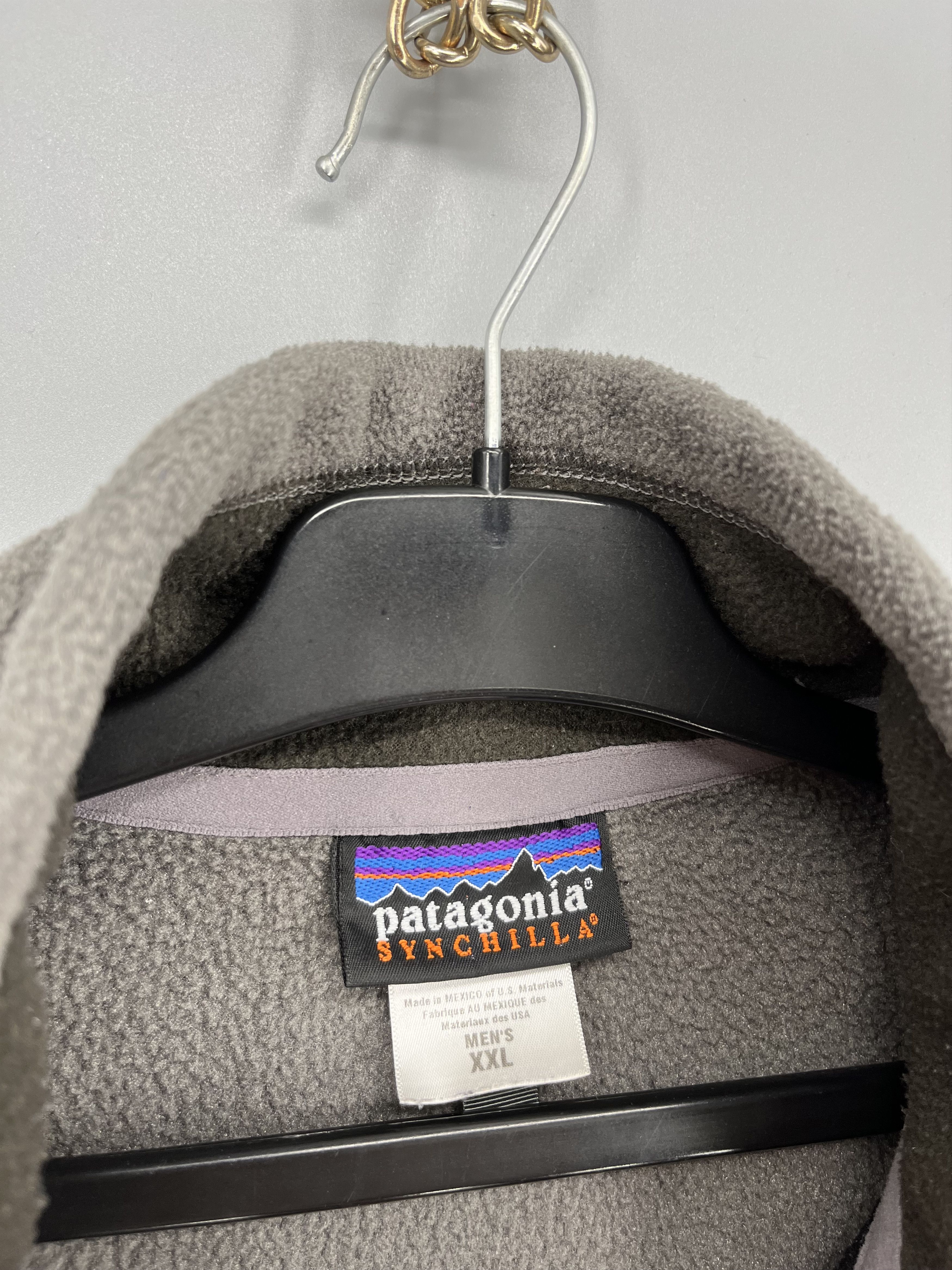 Patagonia Vintage Patagonia Synchilla Fleece Vest Mens XXL Gray Size US XXL / EU 58 / 5 - 6 Thumbnail