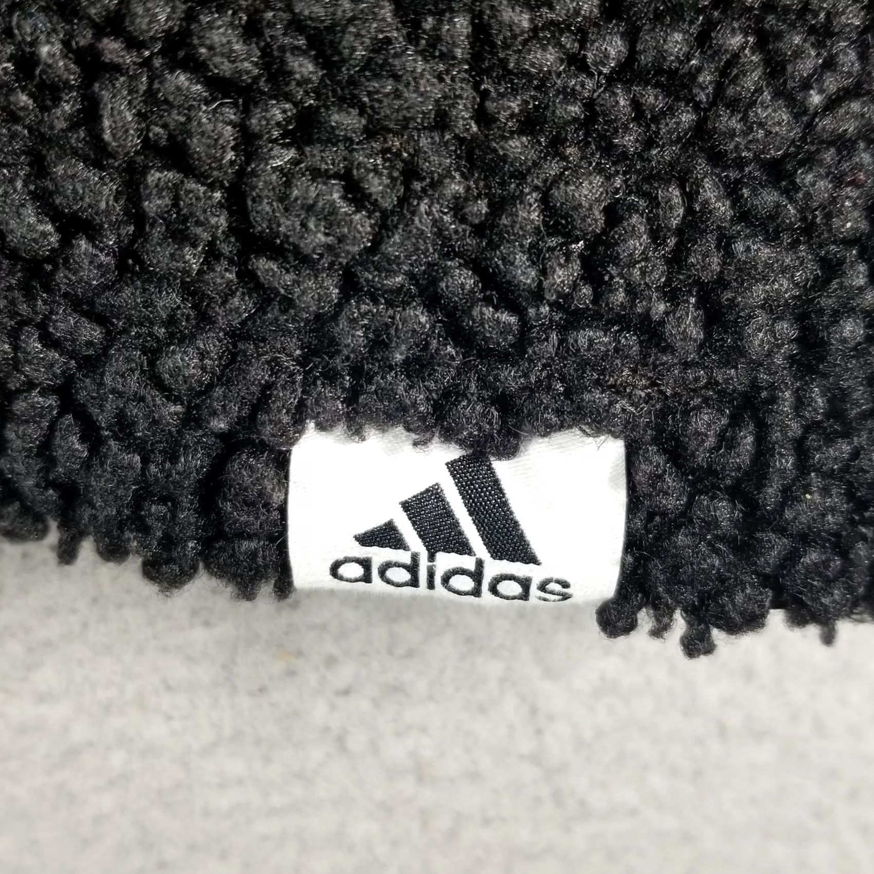 Adidas Adidas Jacket Mens XL Black Hooded Sherpa Fleece Pockets Full Zip Parka Logo Size US XL / EU 56 / 4 - 4 Thumbnail