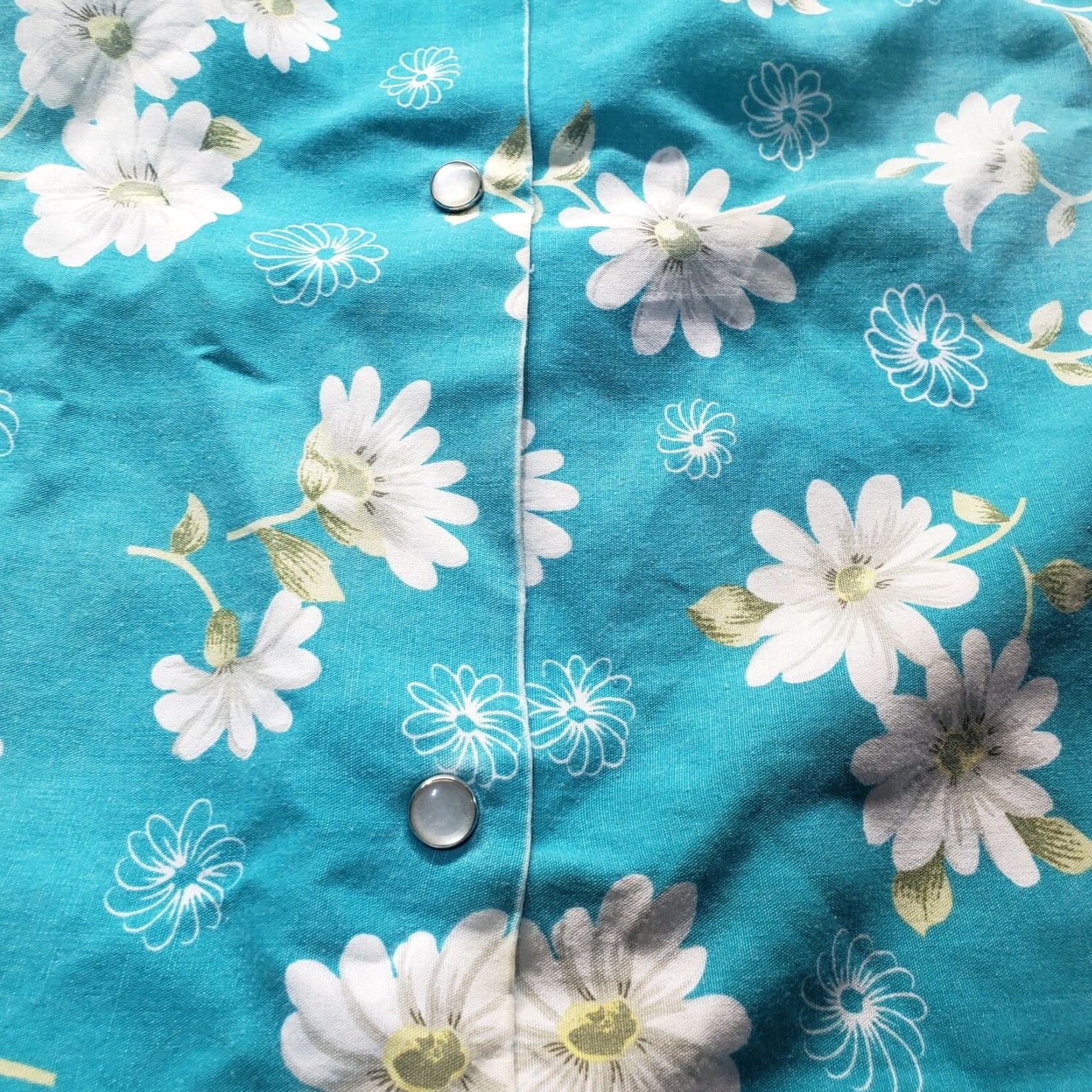 Vintage Anthony Richardson Floral Top Shirt Scrub Top Women's XL Snap Button Blouse Size XL / US 12-14 / IT 48-50 - 3 Thumbnail