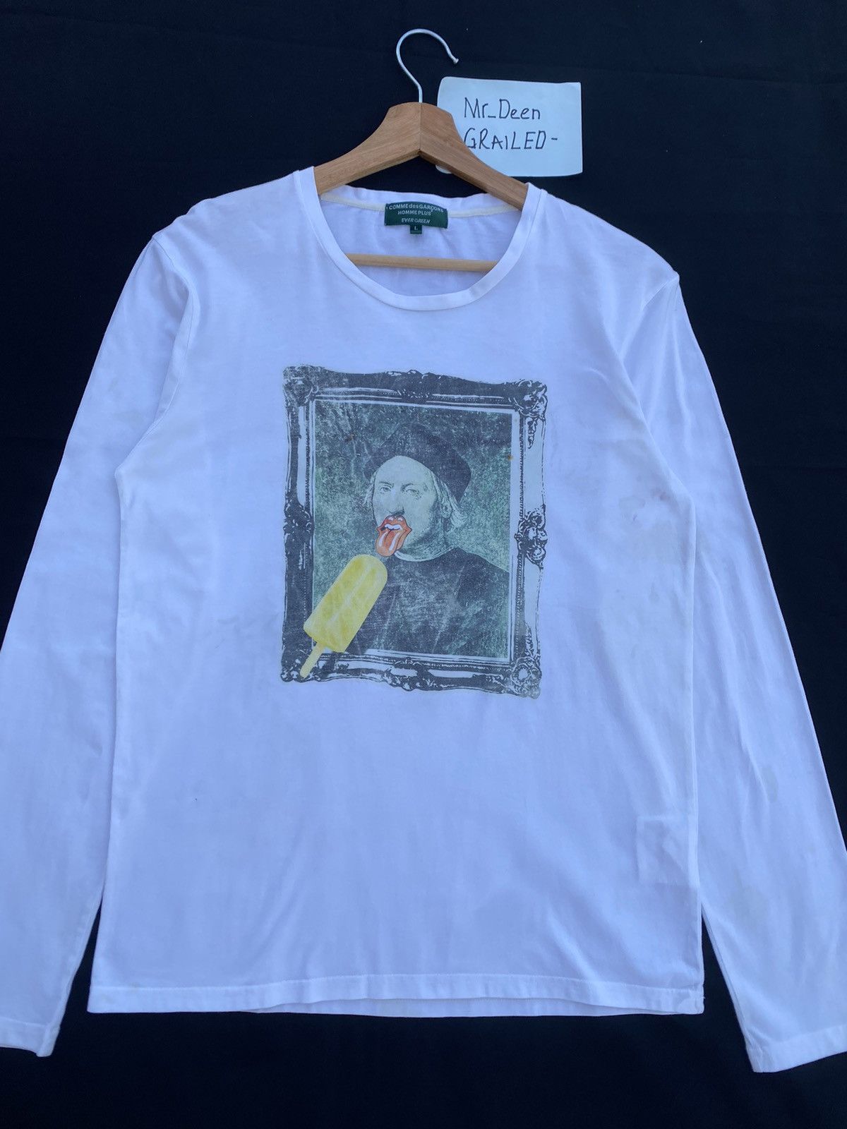 Comme des Garcons Rare Comme Des Garcons Homme Longsleeve Tshirt Size US L / EU 52-54 / 3 - 1 Thumbnail