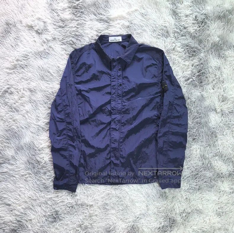 Stone Island Stone Island Blue Metal Nylon Size L Size US L / EU 52-54 / 3 - 1 Thumbnail