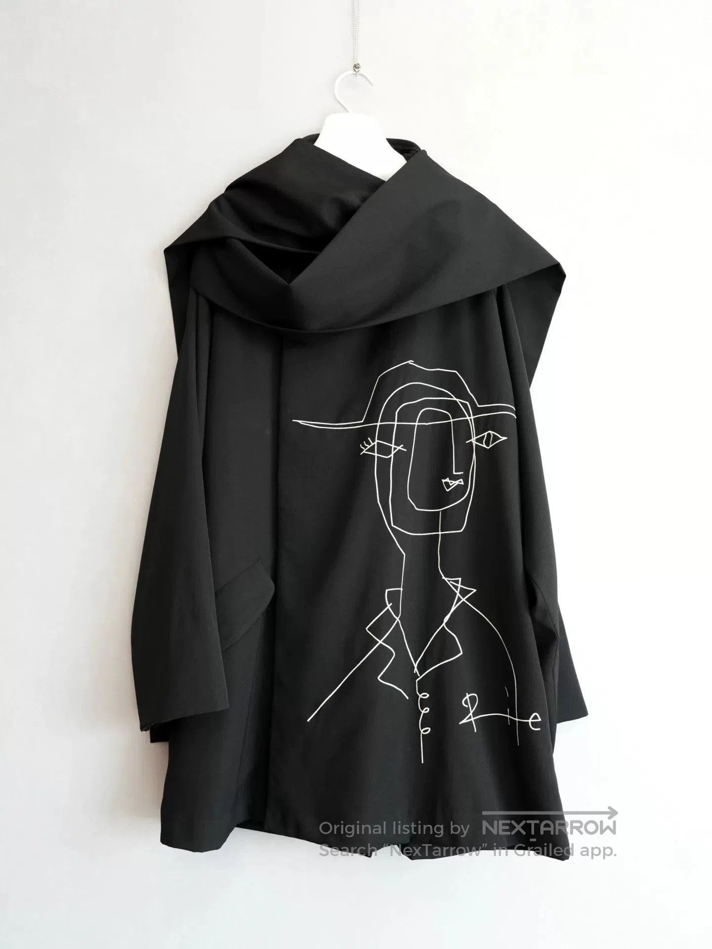 Yohji Yamamoto yohji yamamoto embroidered coat size 3. Size M / US 6-8 / IT 42-44 - 1 Thumbnail