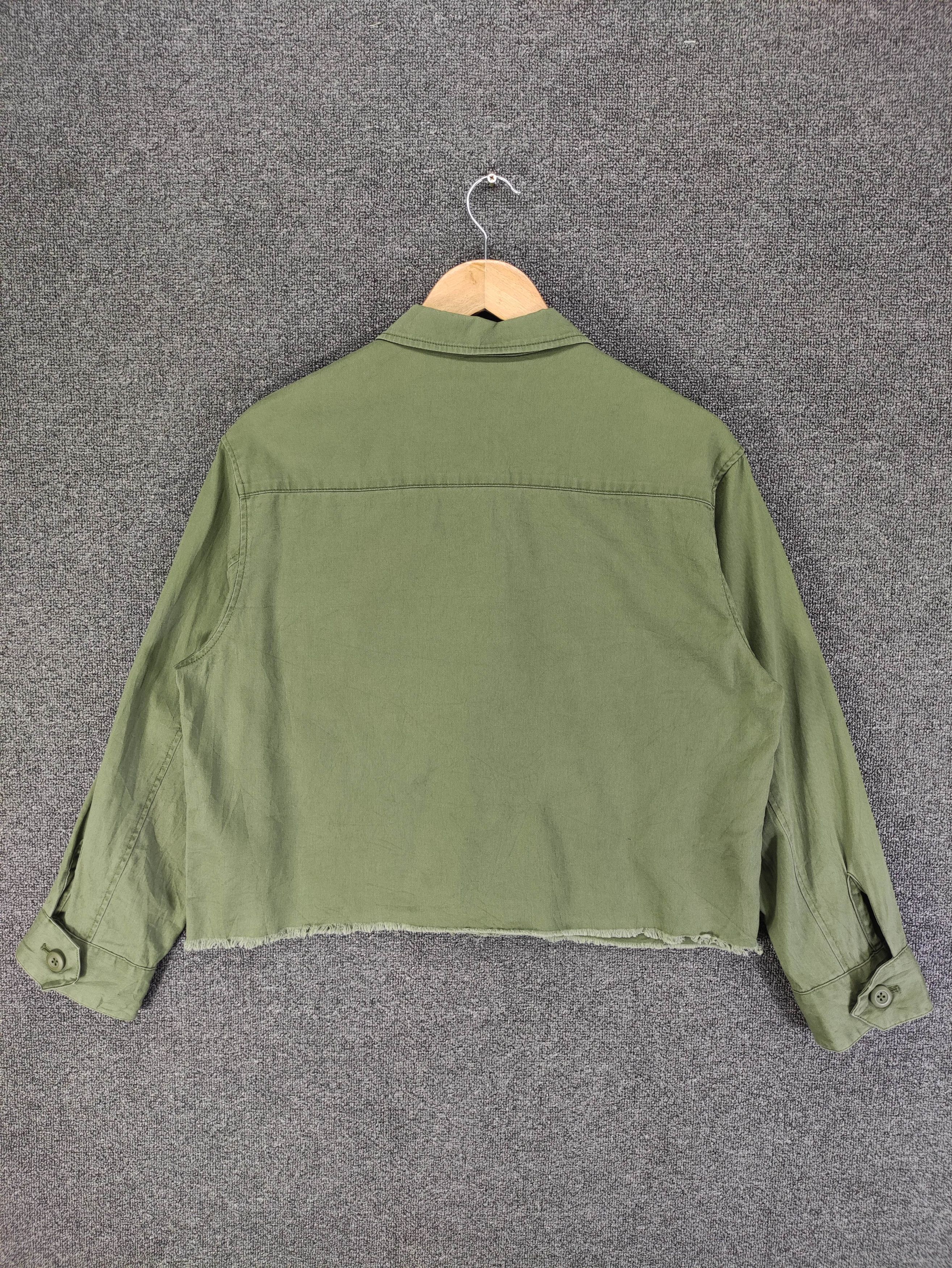 Japanese Brand Browny Standard Cropped Shirt Military Style Size M / US 6-8 / IT 42-44 - 6 Thumbnail