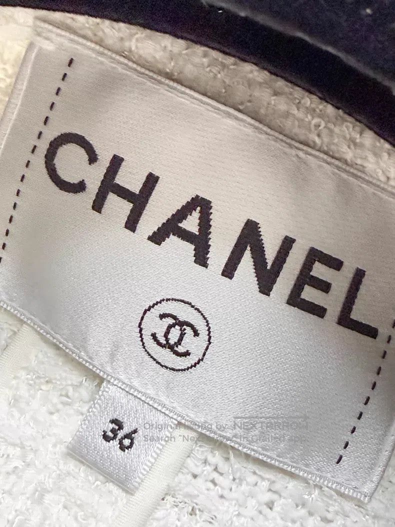 Chanel Chanel Tweed diamond buckle streamer dress jacket Size XS / US 0-2 / IT 36-38 - 5 Thumbnail